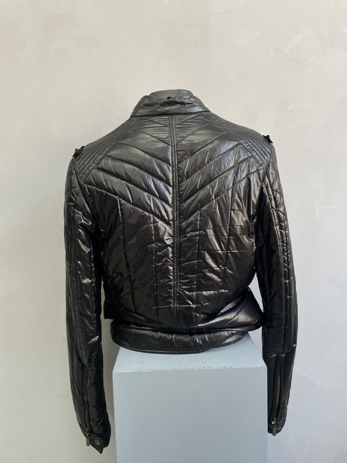 Just Cavalli Rare Roberto Cavalli biker nylon jacket hype avant garde Size US XL / EU 56 / 4 - 10 Thumbnail