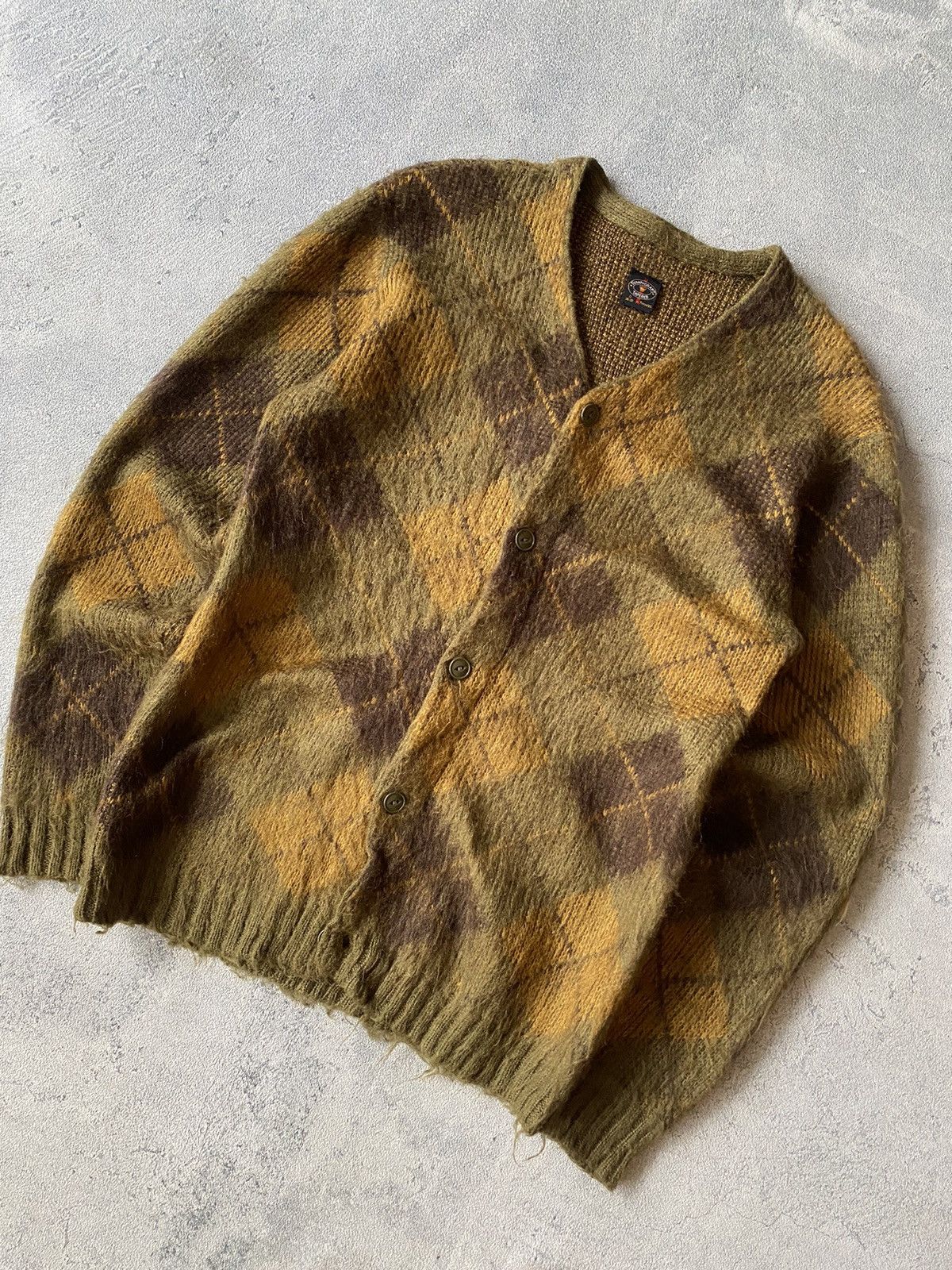 Japanese Brand × Vintage Vintage Town Craft Mohair Cardigan Size US M / EU 48-50 / 2 - 2 Thumbnail