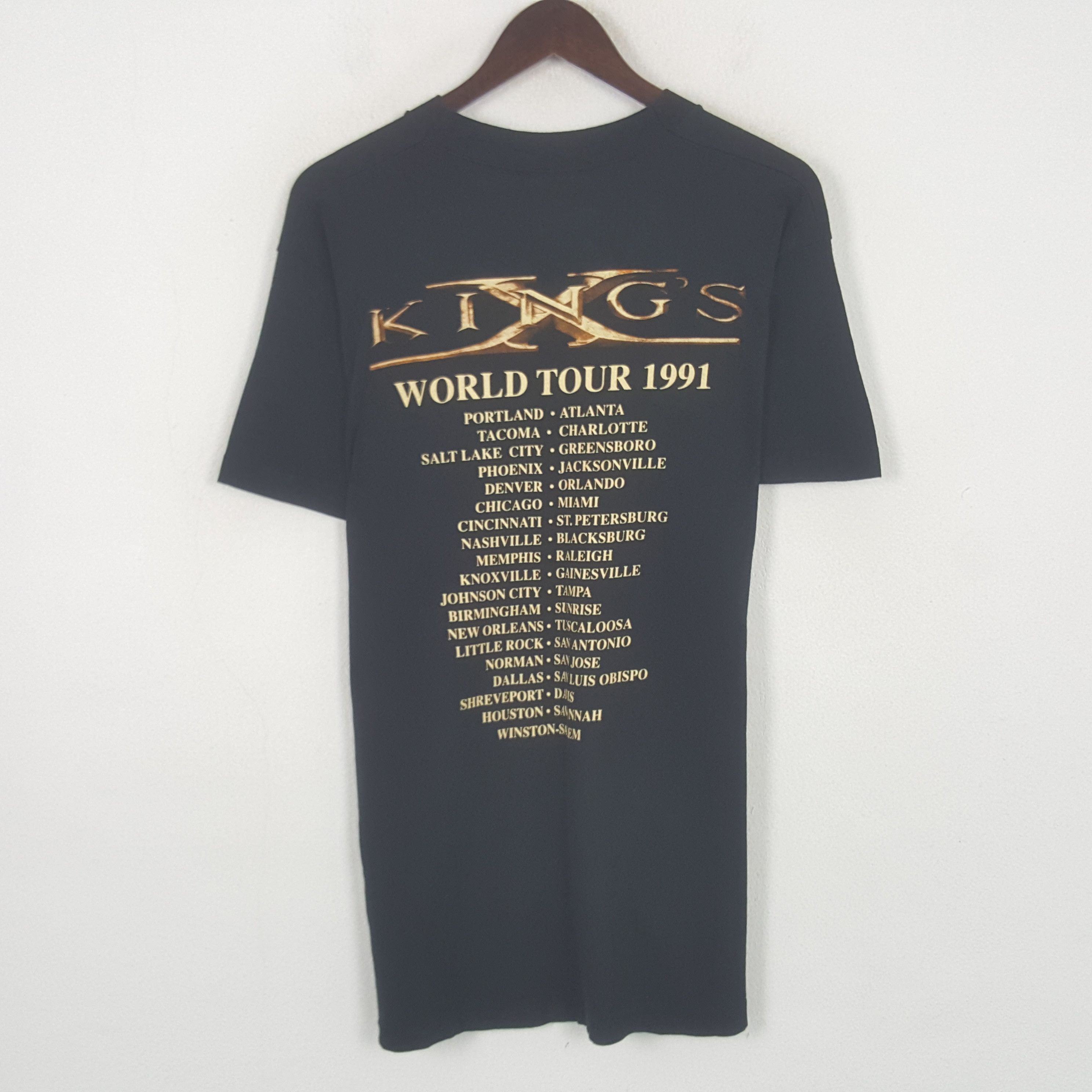 Band Tees Vintage King’s x Faith Hope Love World Tour Tshirt Size US M / EU 48-50 / 2 - 3 Thumbnail