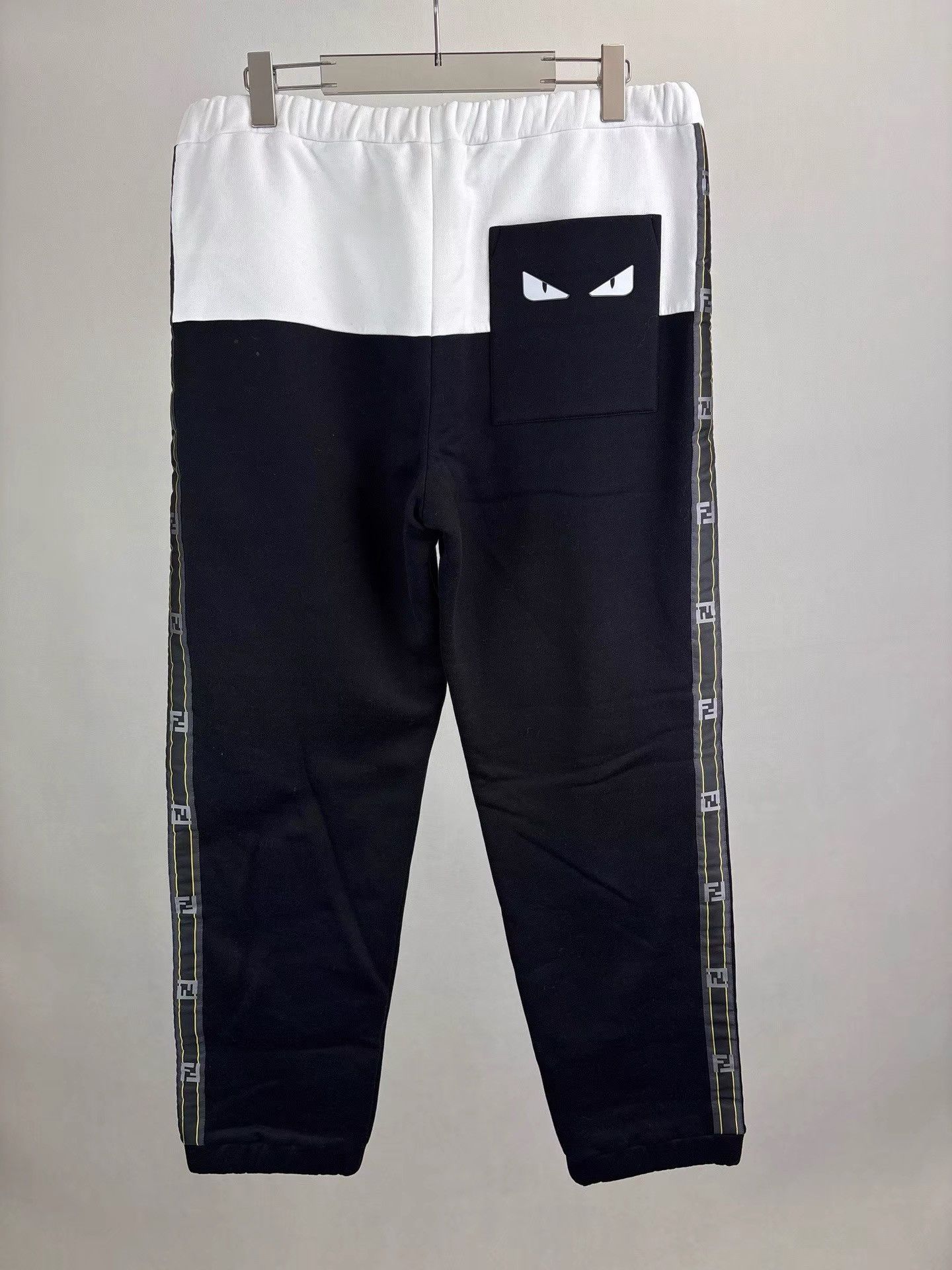 Fendi FENDI Black and White Color Block Trousers K1 Size US 38 / EU 54 - 2 Thumbnail