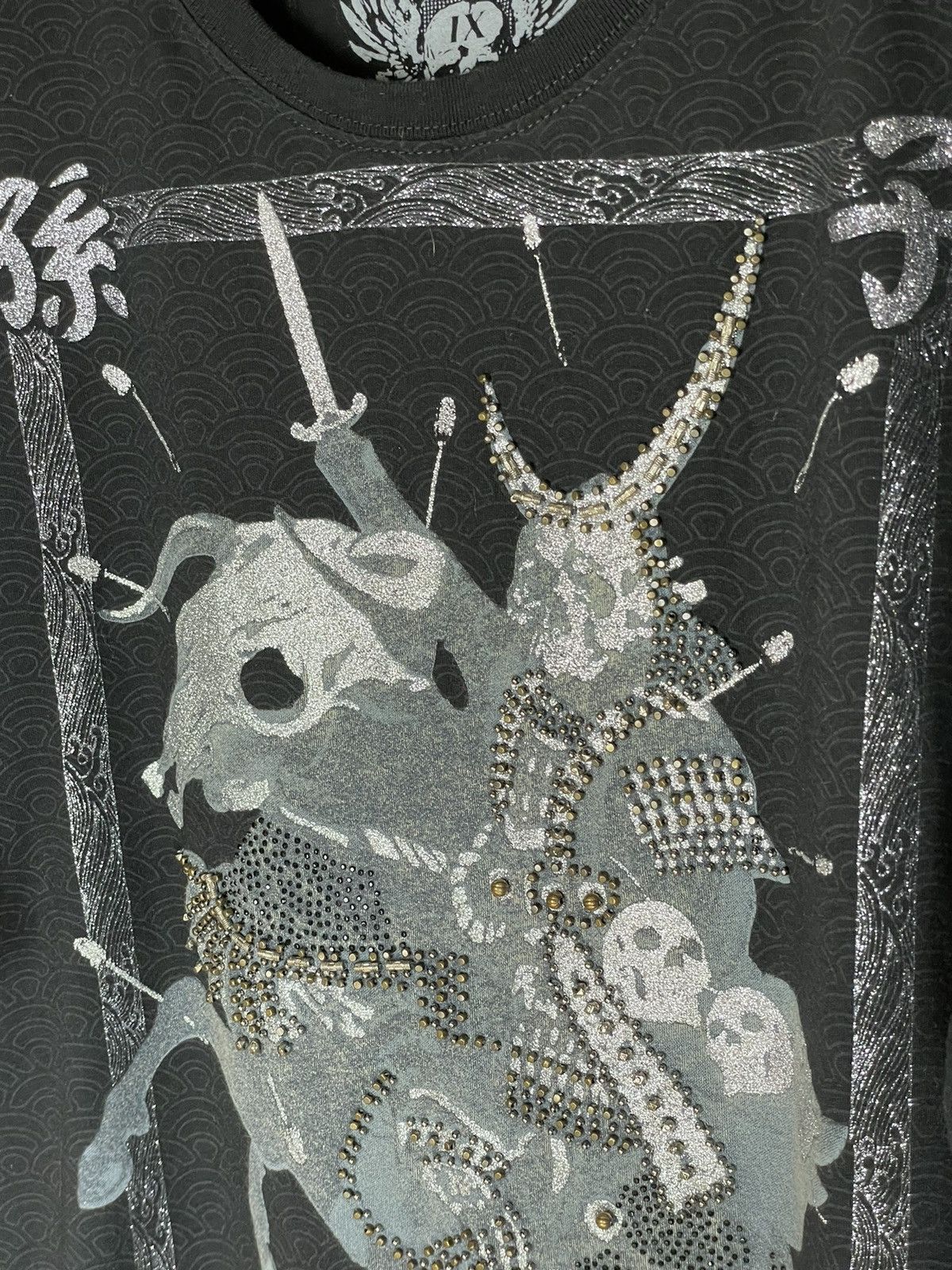 Japanese Brand × Vintage 🔥 Vintage Y2K Ringspun Avant Garde Gothic Religion Tee Rare Size US XL / EU 56 / 4 - 7 Thumbnail