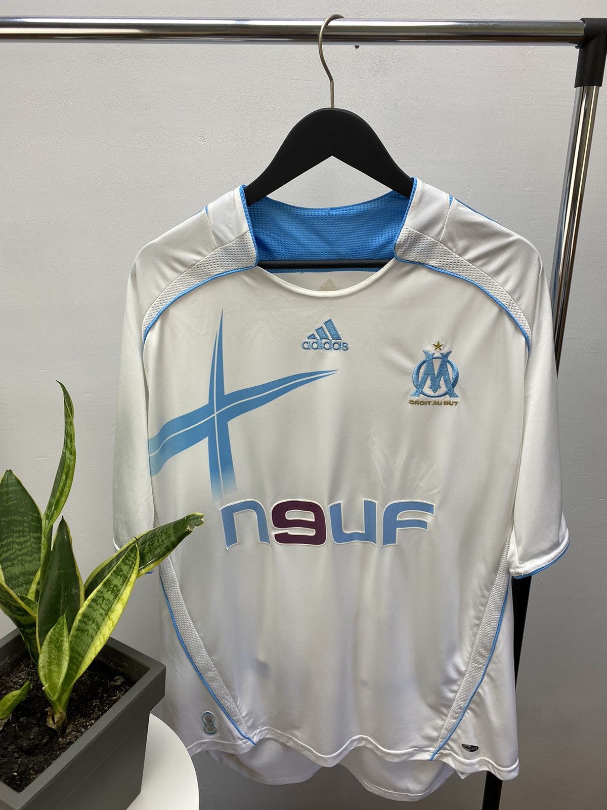 Adidas × Vintage Nasri #22 Olympique Marseille 2007 2008 Soccer Jersey Size US XXL / EU 58 / 5 - 24 Thumbnail