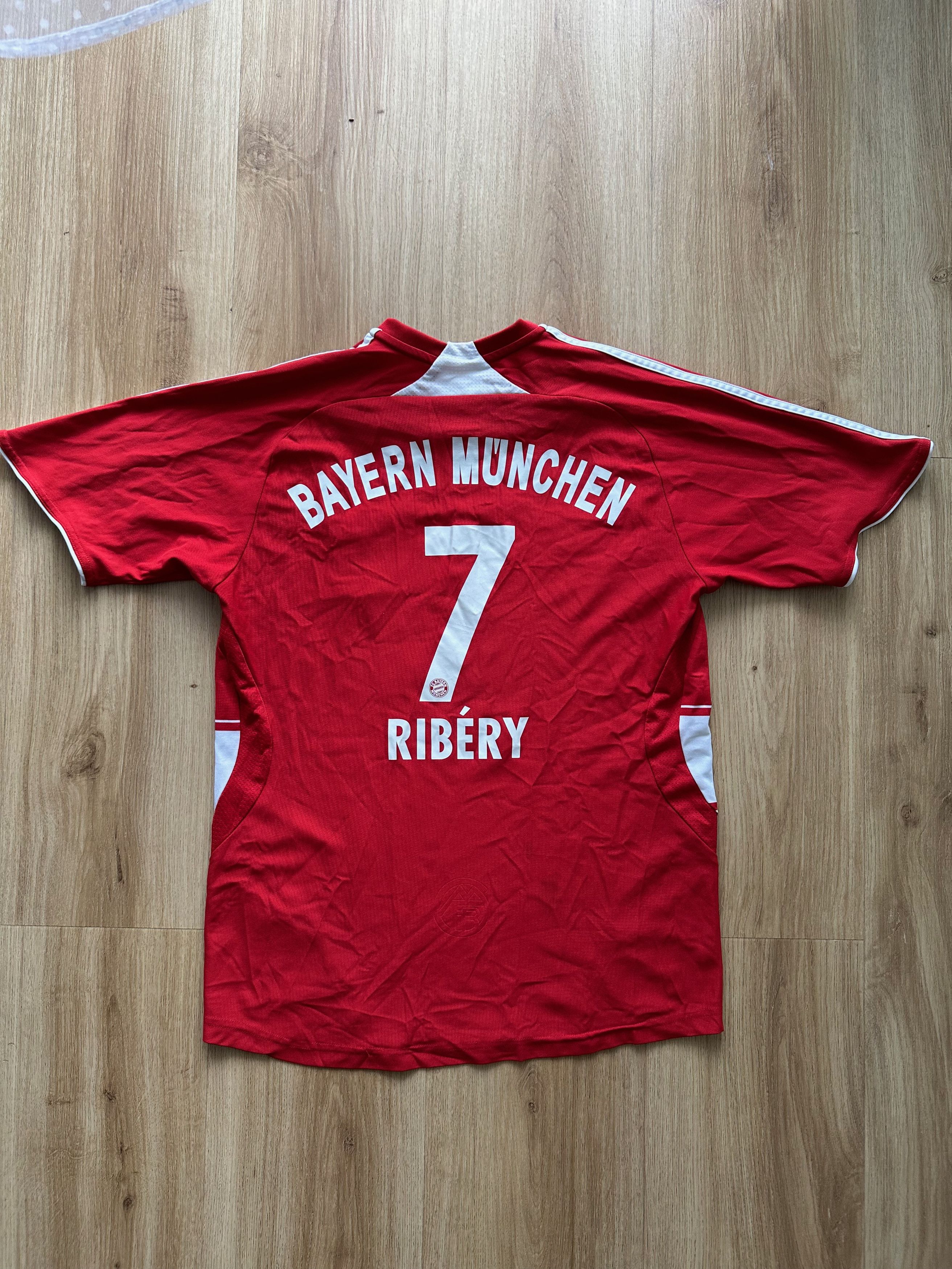 Adidas 2007 Adidas Bayern Munich Munchen # 7 RIBERY soccer jersey Size US S / EU 44-46 / 1 - 12 Thumbnail