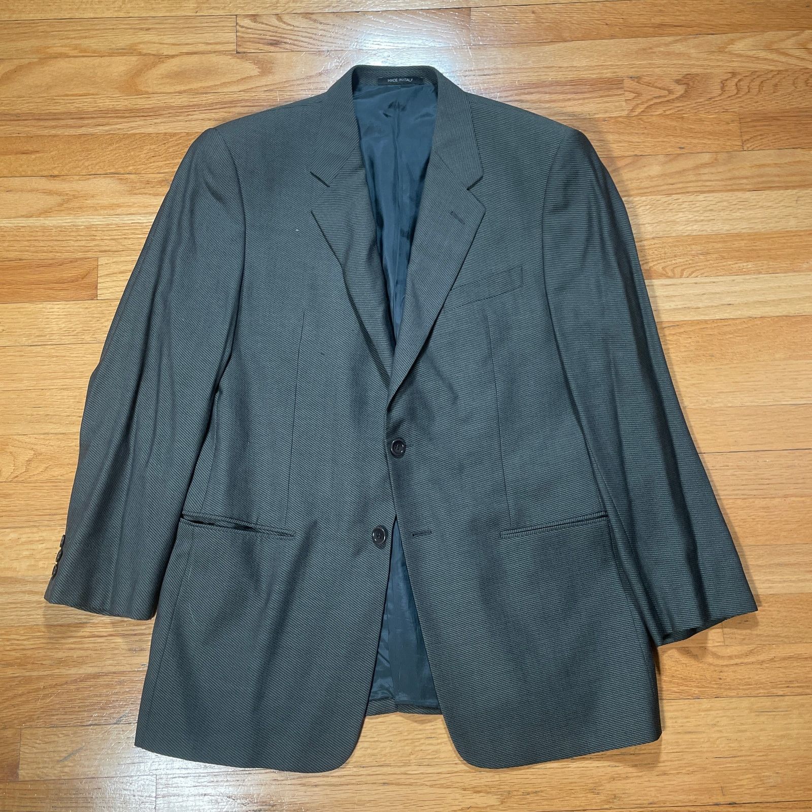 Giorgio Armani Vintage Giorgio Armani Collezioni Gray Wool Blazer 44R Size 44R - 1 Thumbnail