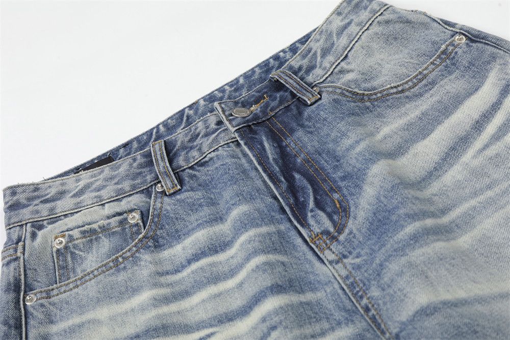 Vintage Men's Punk-Style Washed & Distressed Denim Jeans Size US 32 / EU 48 - 3 Thumbnail