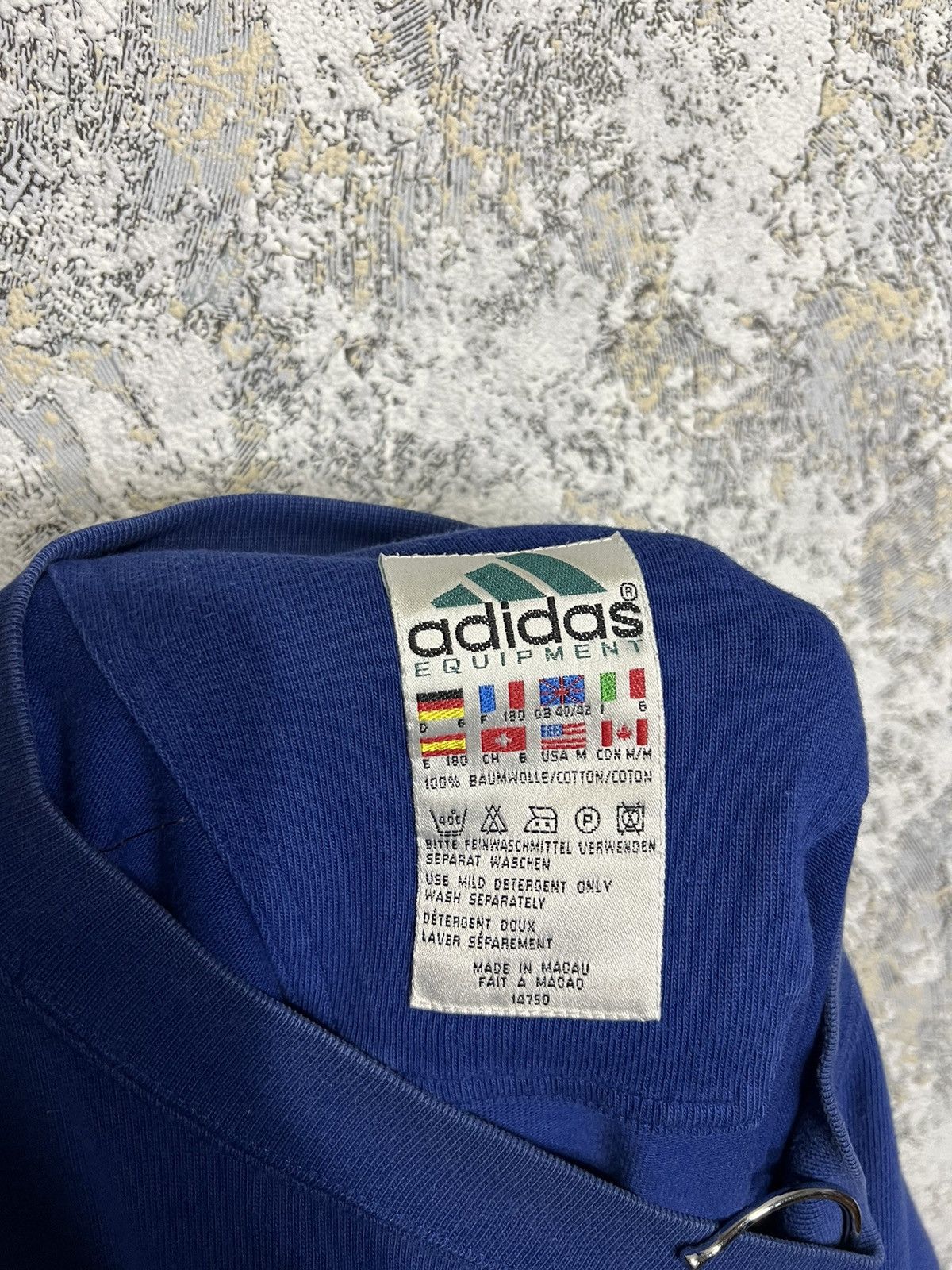 Adidas × Vintage Vintage Adidas Equipment Big Logo Sweatshirt Oversized 90s Size US M / EU 48-50 / 2 - 5 Thumbnail