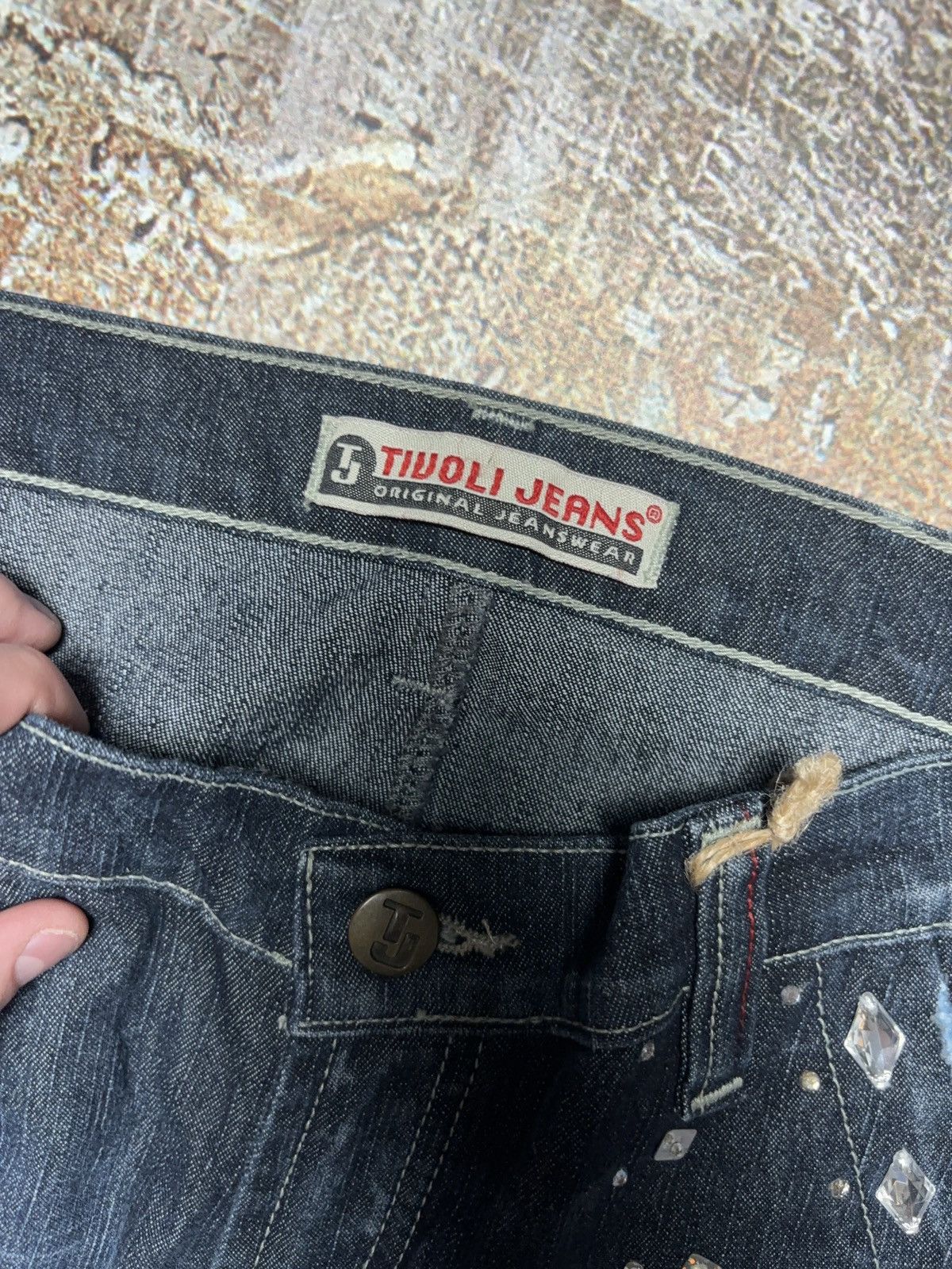Vintage Vintage crosses denim pants avant garde pants Size 29" - 8 Thumbnail