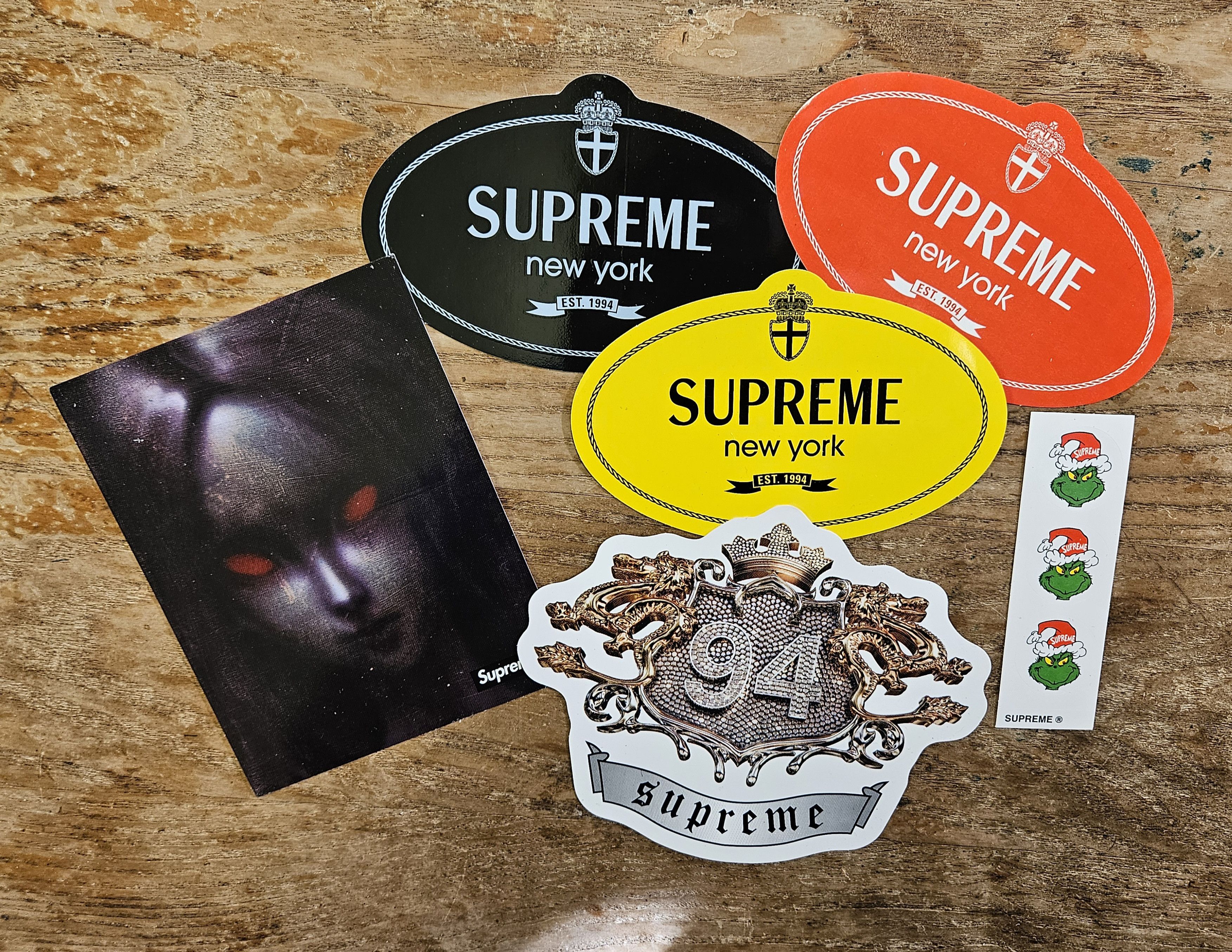 Supreme Supreme Urs Fischer Cigarette Decks Complete Set toasted
