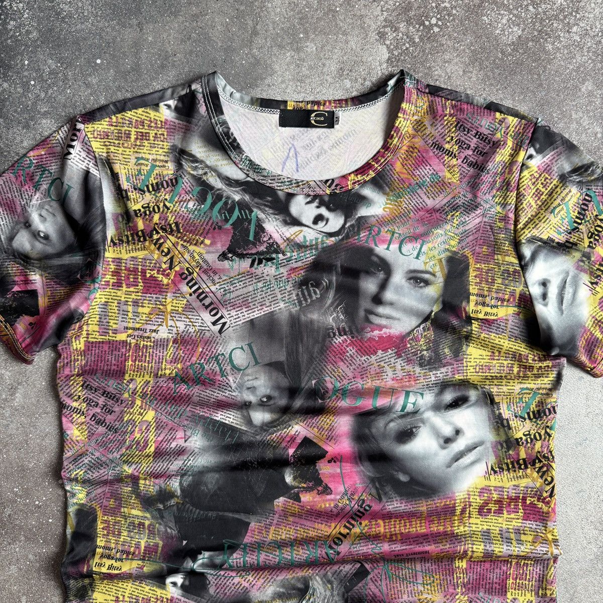 Roberto Cavalli Just Cavalli by Roberto Cavalli Vintage Y2K Glam T-Shirt Size M / US 6-8 / IT 42-44 - 3 Thumbnail