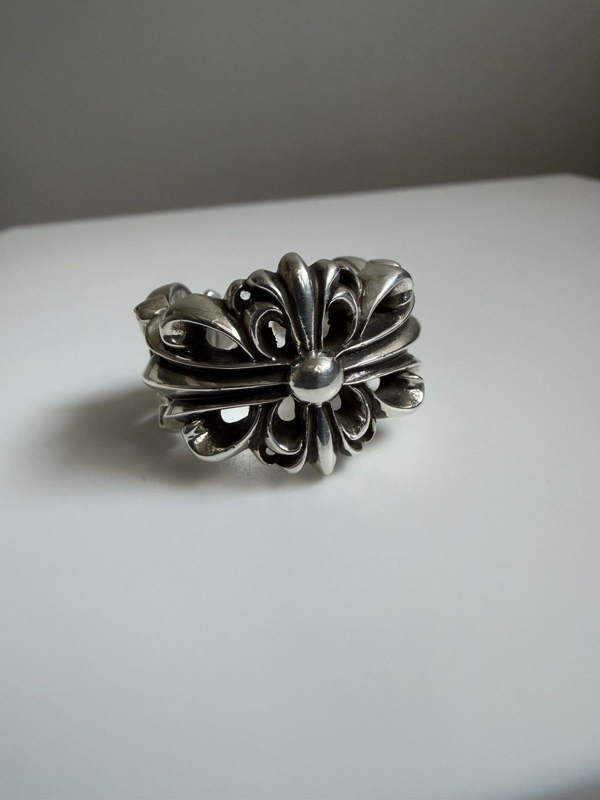 Chrome Hearts Double Floral Ring SIZE 9 Size ONE SIZE - 1 Thumbnail