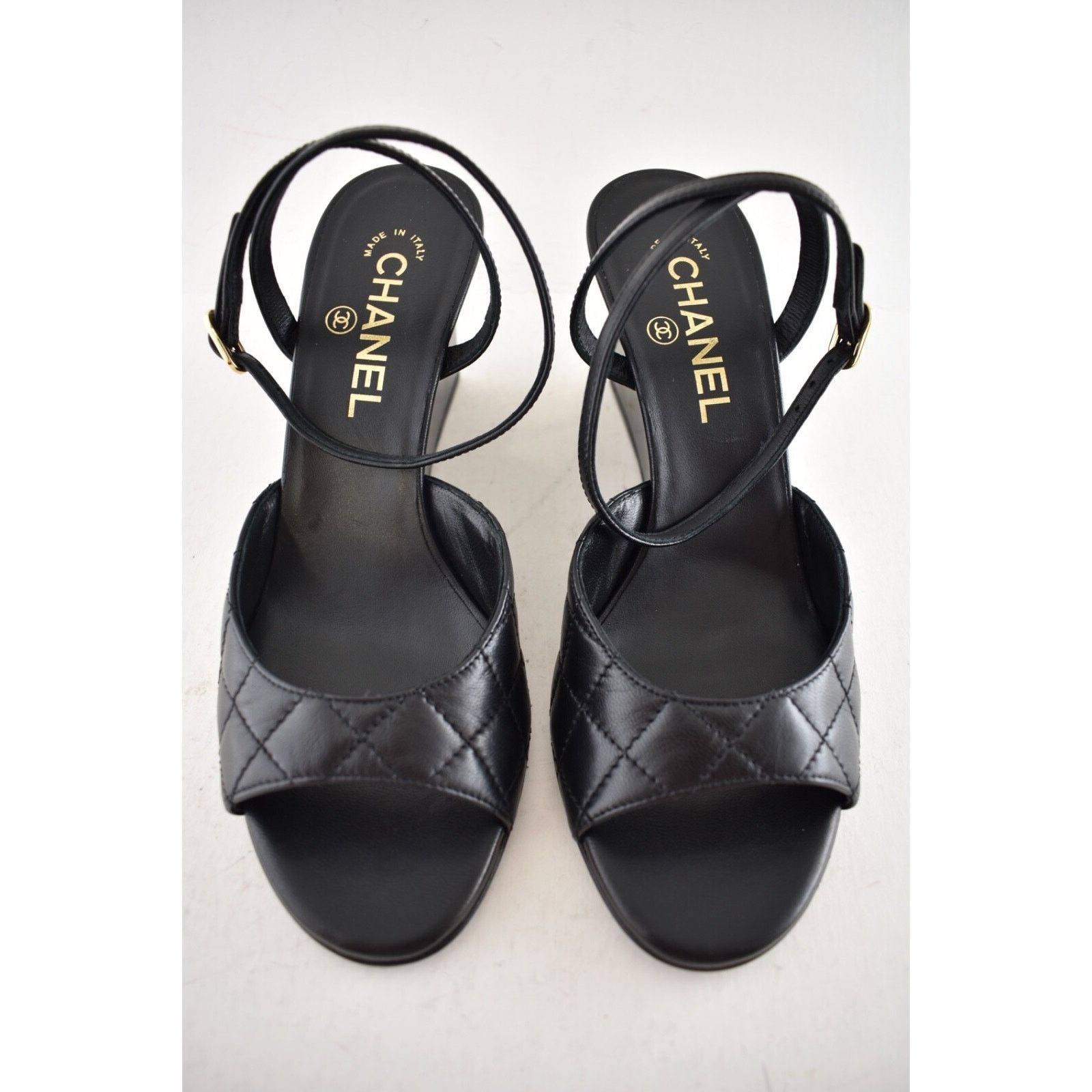 Chanel Chanel 24C Black Quilted Lambskin CC Crystal Logo Ankle Size US 8 / IT 38 - 5 Thumbnail