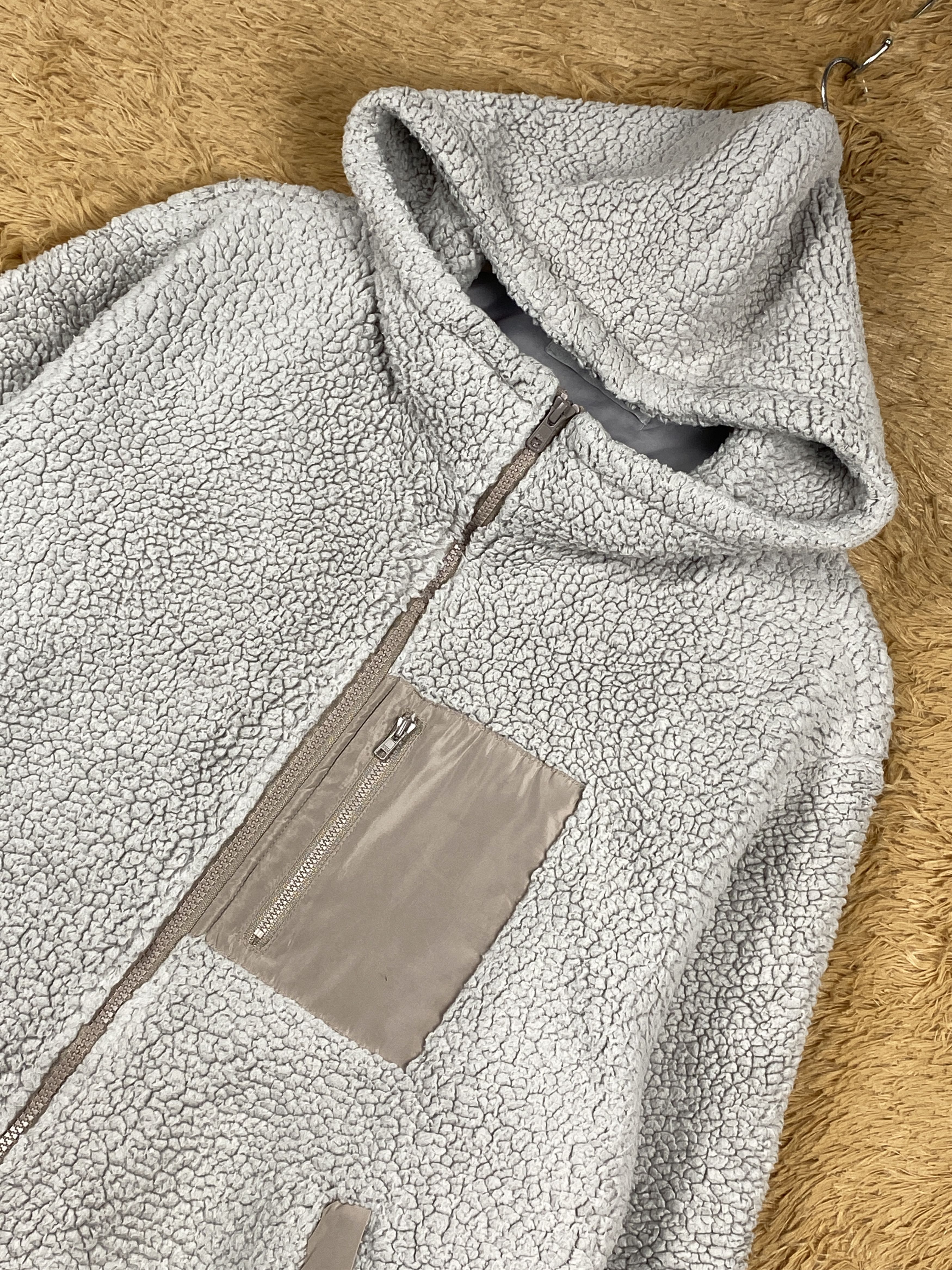 Japanese Brand Vintage Japanese Brand Hoodie Sherpa Jacket Size US M / EU 48-50 / 2 - 2 Thumbnail