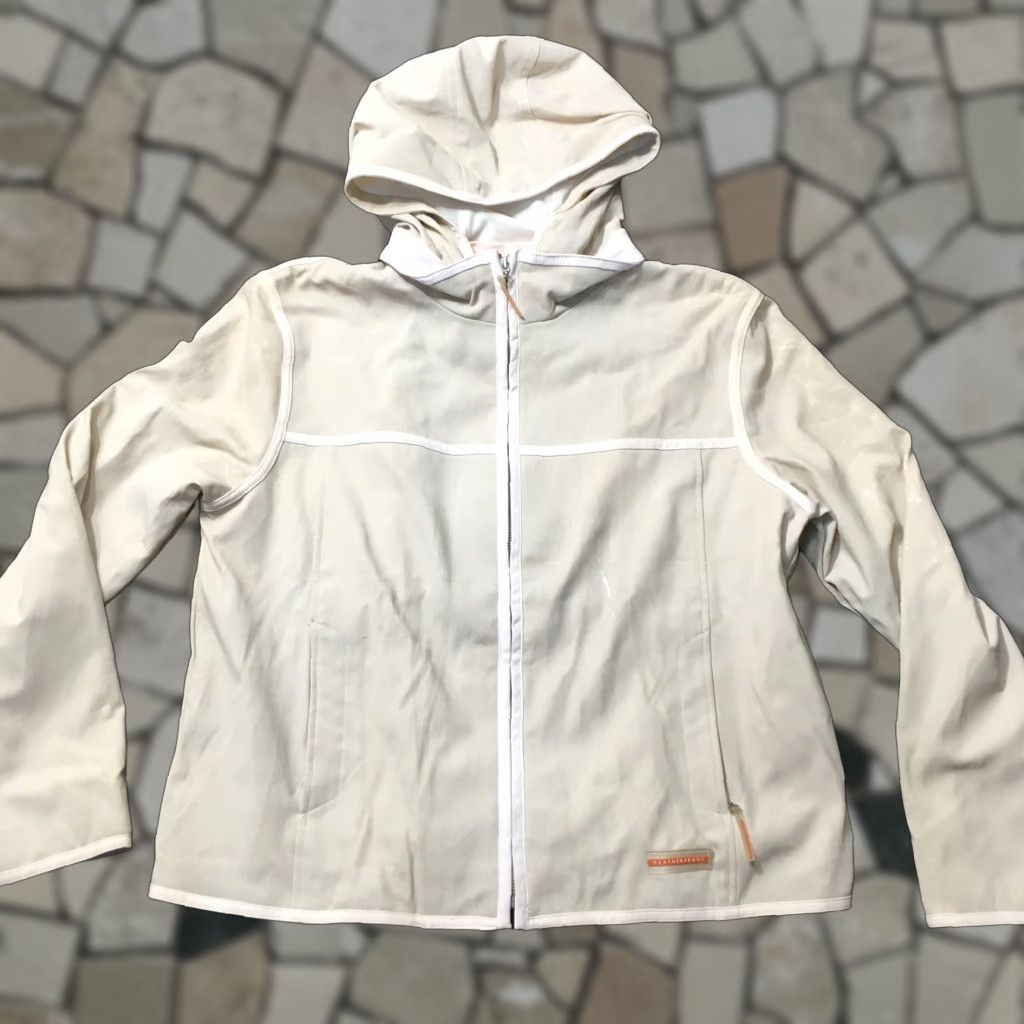 Weatherproof Weatherproof Women's Hooded Rain Jacket Beige L JACKET Heavy Weatherproof Vintage Long Sleeve Size L / US 10 / IT 46 - 1 Thumbnail