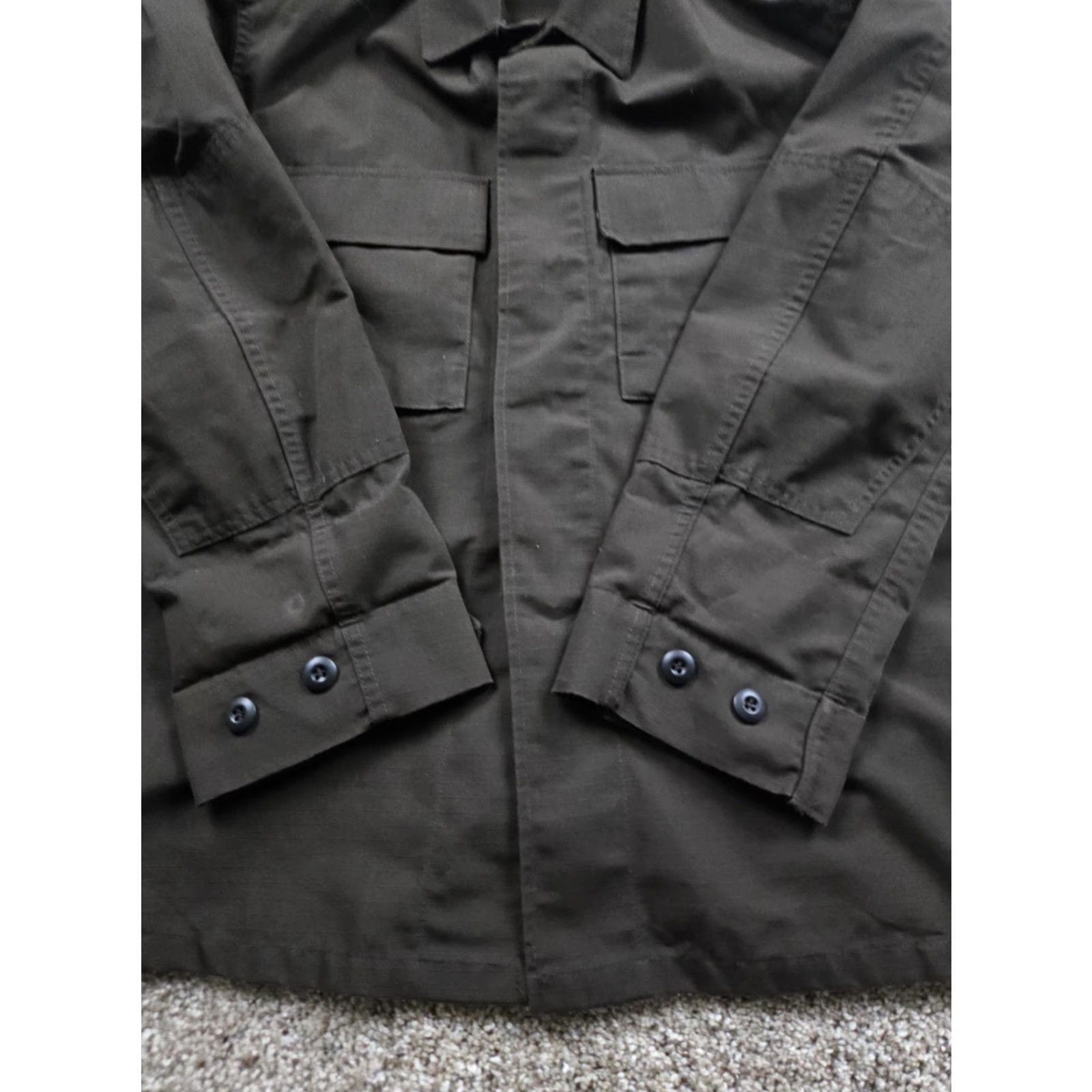 Propper VINTAGE Propper Jacket Military Mens Small Regular Brown Ripstop Cotton Button Pockets Size US S / EU 44-46 / 1 - 3 Thumbnail