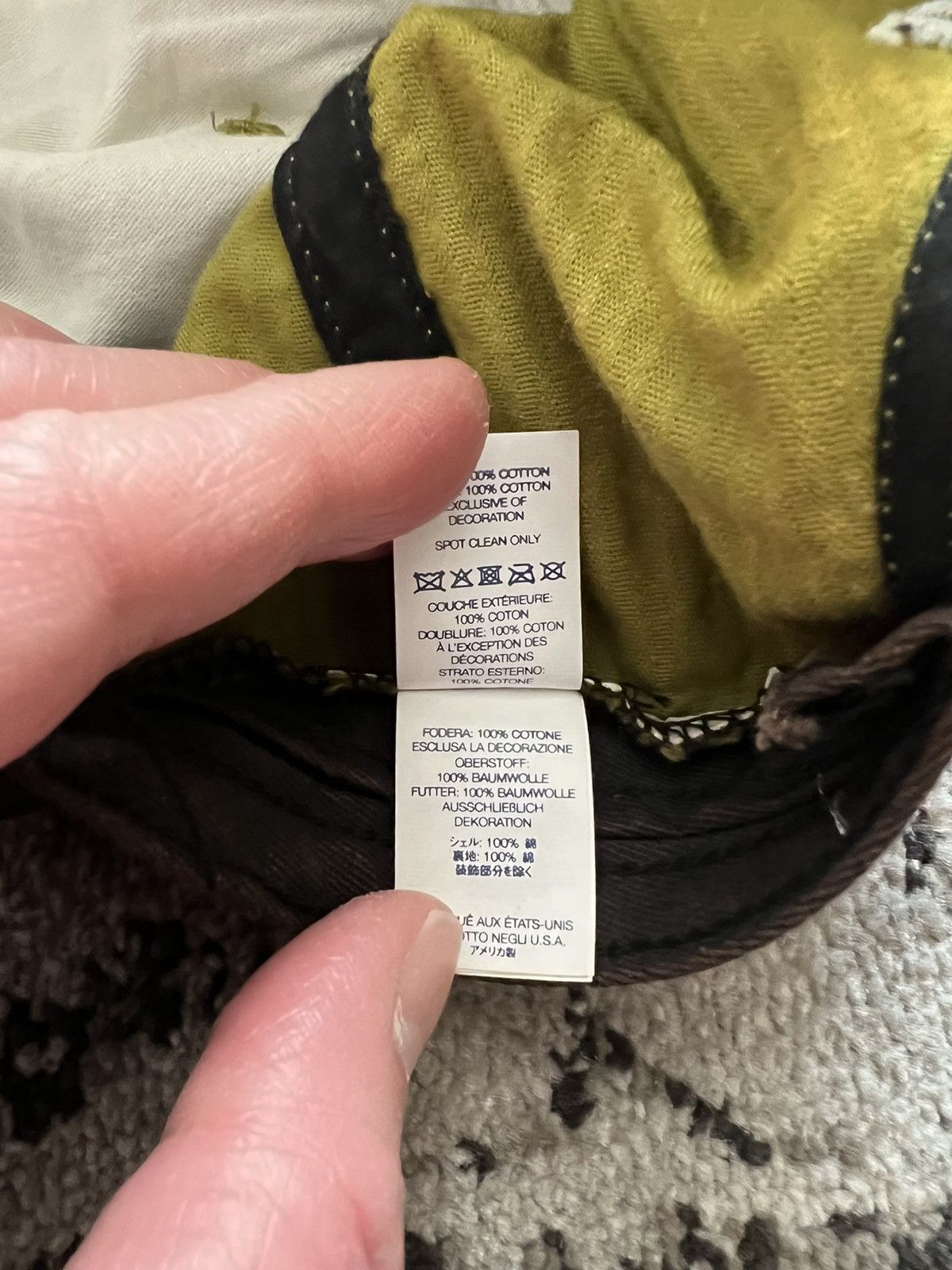 Supreme SUPREME CORDUROY S LOGO 6-PANEL (BLEACHED OLIVE) Size ONE SIZE - 8 Thumbnail