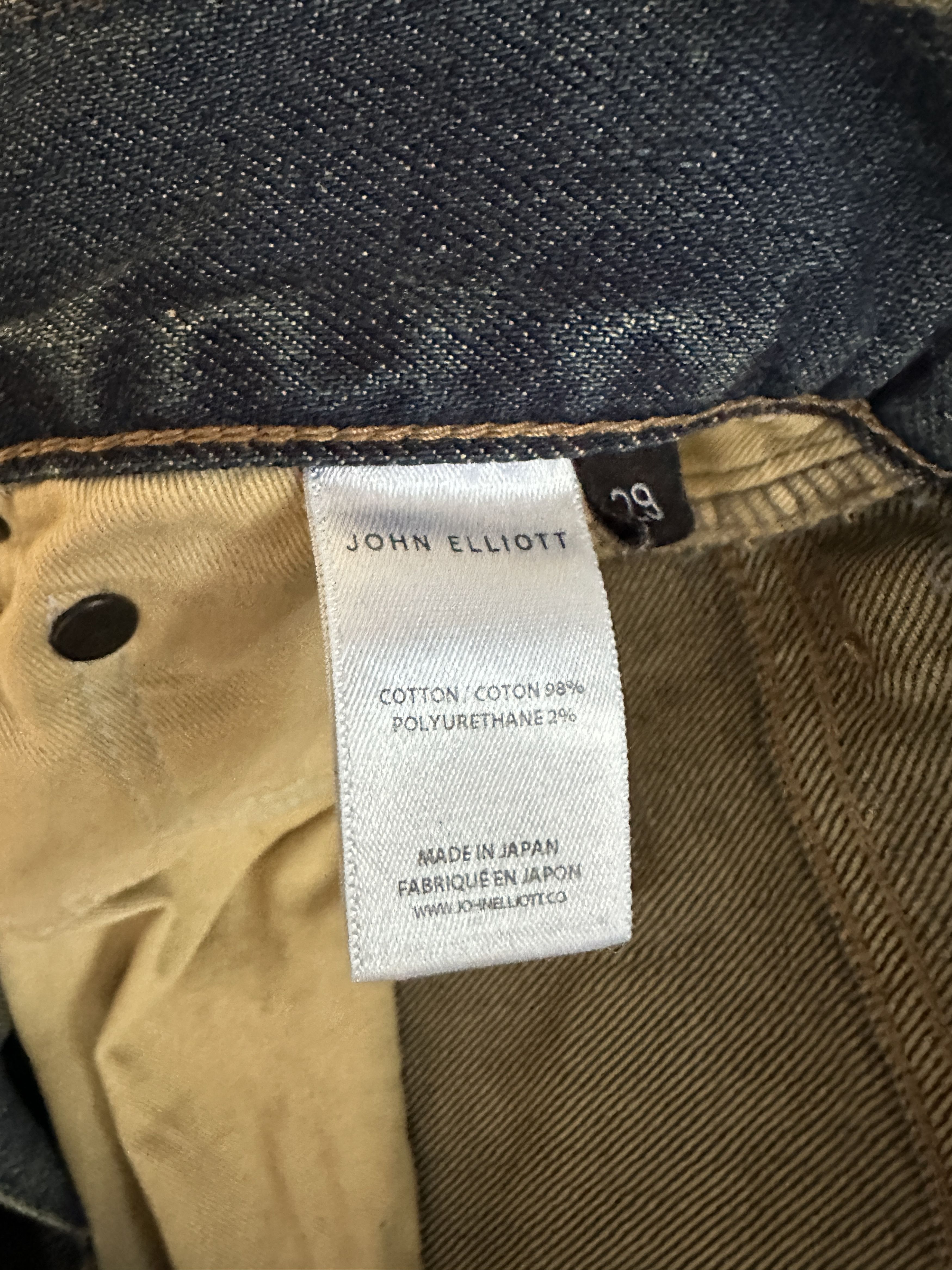 John Elliott The Cast 2 Rigid Five-Pocket Medium Wash Slim Jeans Size US 31 - 6 Thumbnail