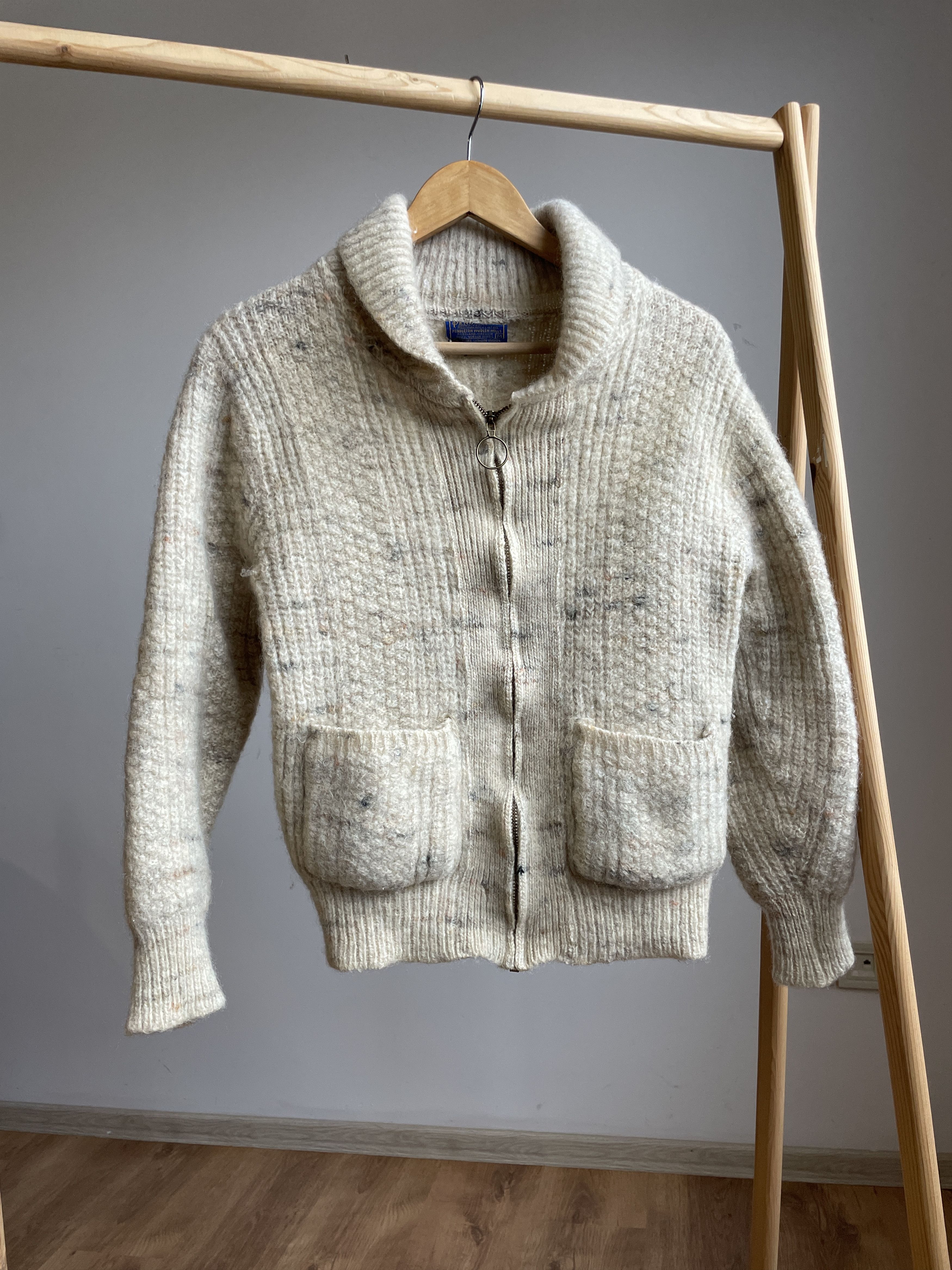 Pendleton Vintage 70's Made in USA Wool Cowichan Sweater