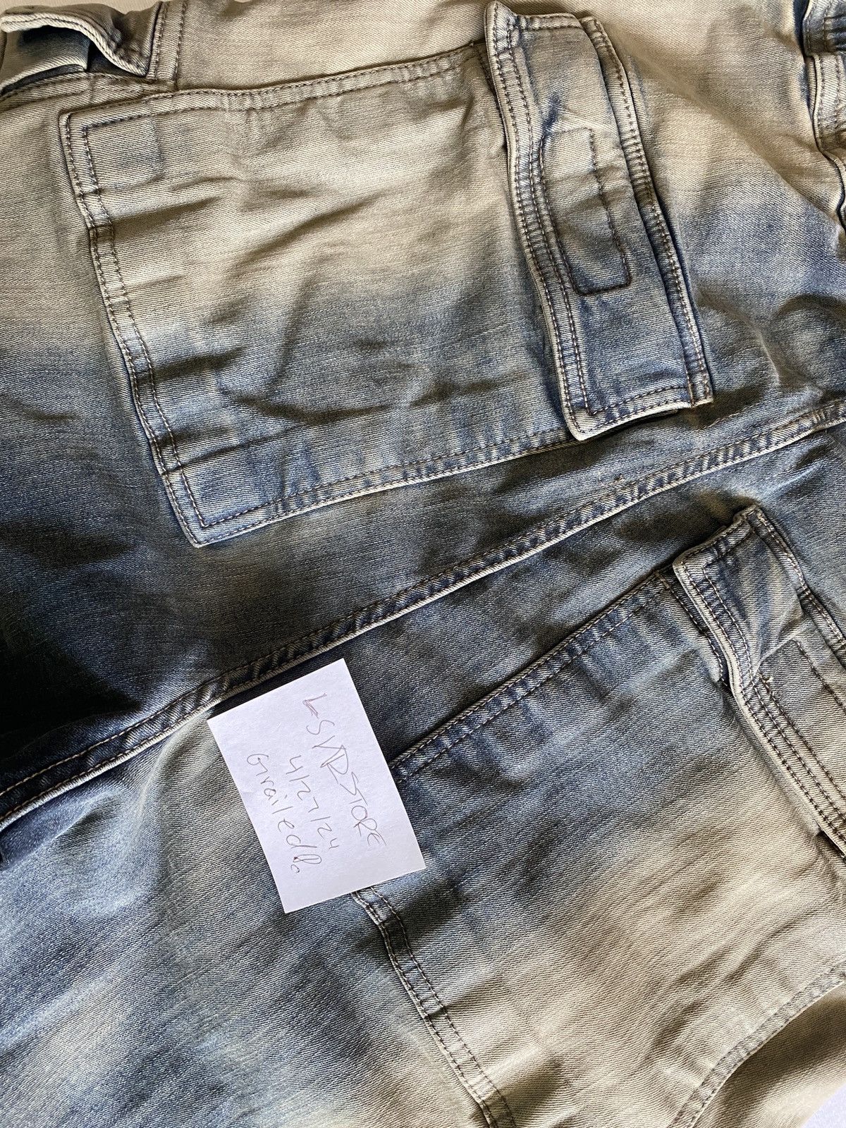 Rick Owens Rick Owens Double Cargo Jumbo Belas EDFU23 Mineral Pearl 48 Size US 32 / EU 48 - 13 Thumbnail