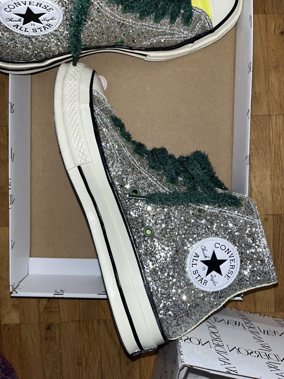 Converse × JW Anderson JW Anderson x Converse Glitter Size US 7.5 / EU 40-41 - 6 Thumbnail