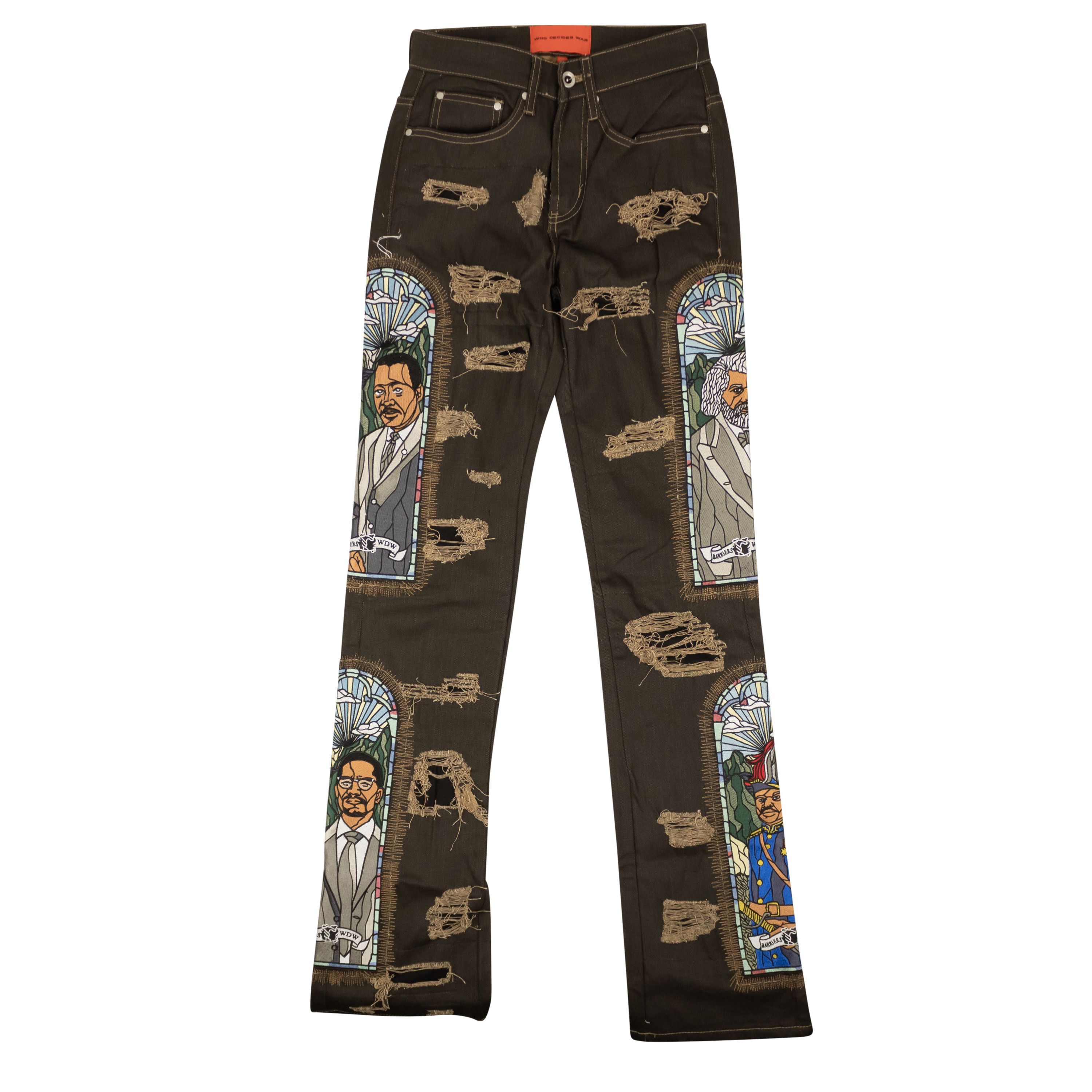 image of Barriers x Who Decides War Charcoal Ny Monumental Jeans Size 26, Men's