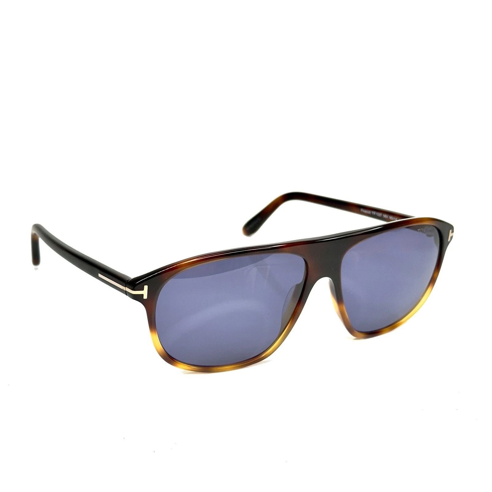 Tom Ford TOM FORD Prescott TF1027 56V Brown Blue Angular 1027 FT1027 Size ONE SIZE - 2 Thumbnail