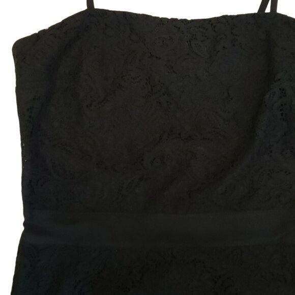 Banana Republic Banana Republic Dress Lace Spaghetti Strap Black Women's 2 T Size XS / US 0-2 / IT 36-38 - 6 Thumbnail
