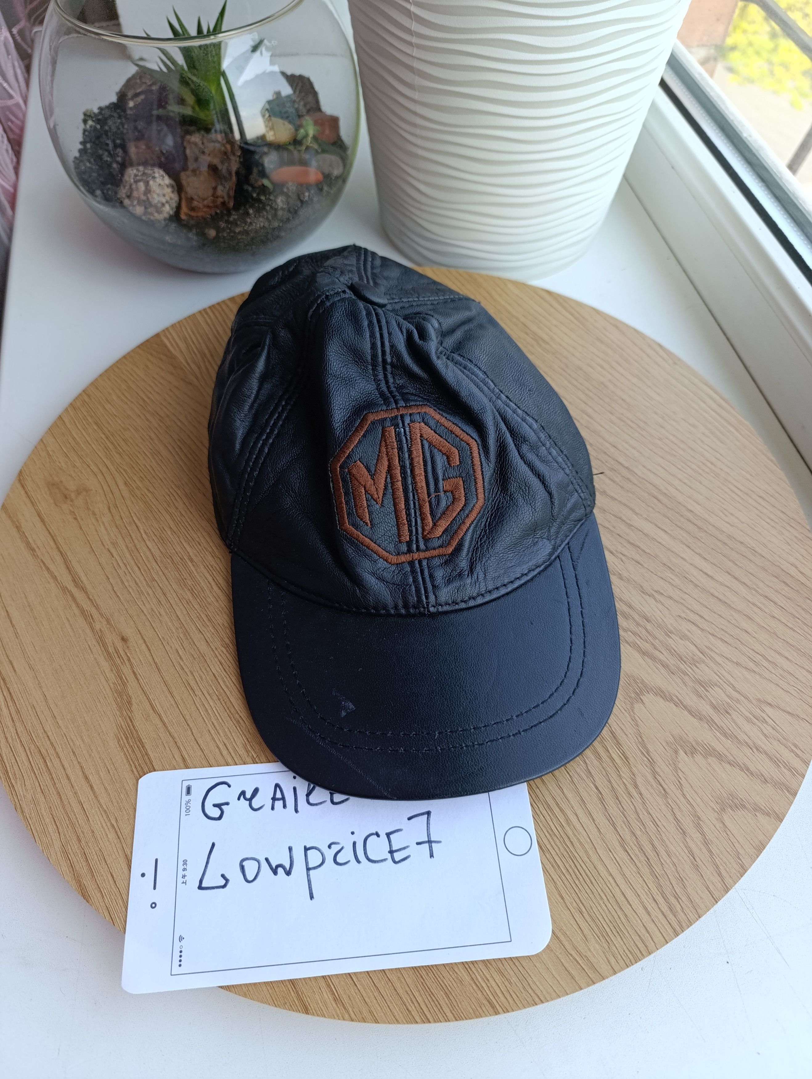 Vintage Morris Garaged leather cap Size ONE SIZE - 2 Thumbnail