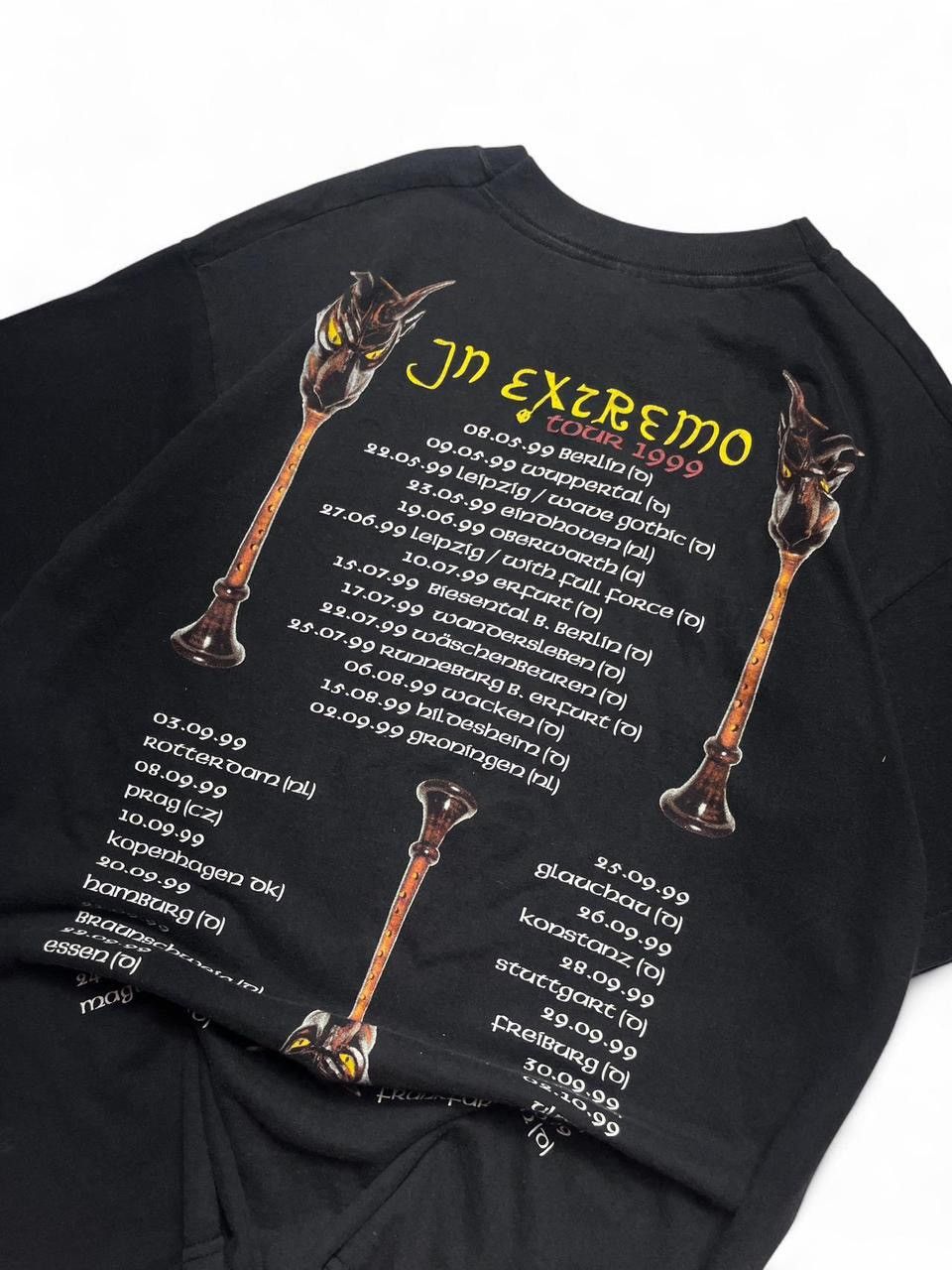 Band Tees 1990s screen stars in extremo tour t shirt Size US M / EU 48-50 / 2 - 5 Thumbnail