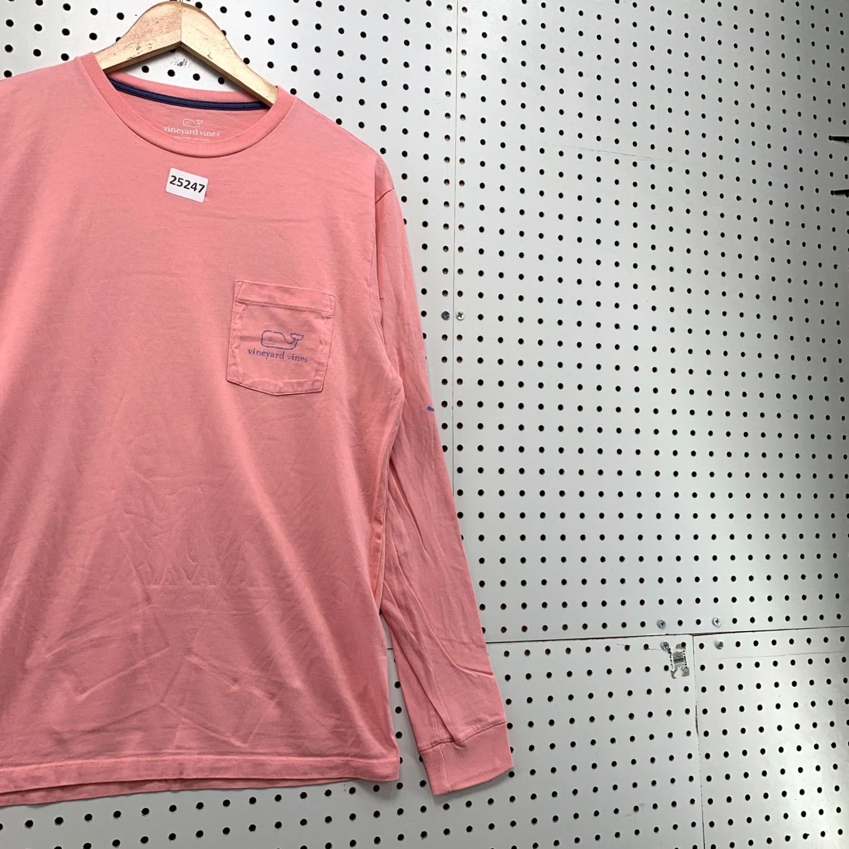Vineyard Vines Vineyard Vines Pocket Shirt Pink Long Sleeve Whale Logo Adult Small Mens Shirt Size US S / EU 44-46 / 1 - 5 Thumbnail