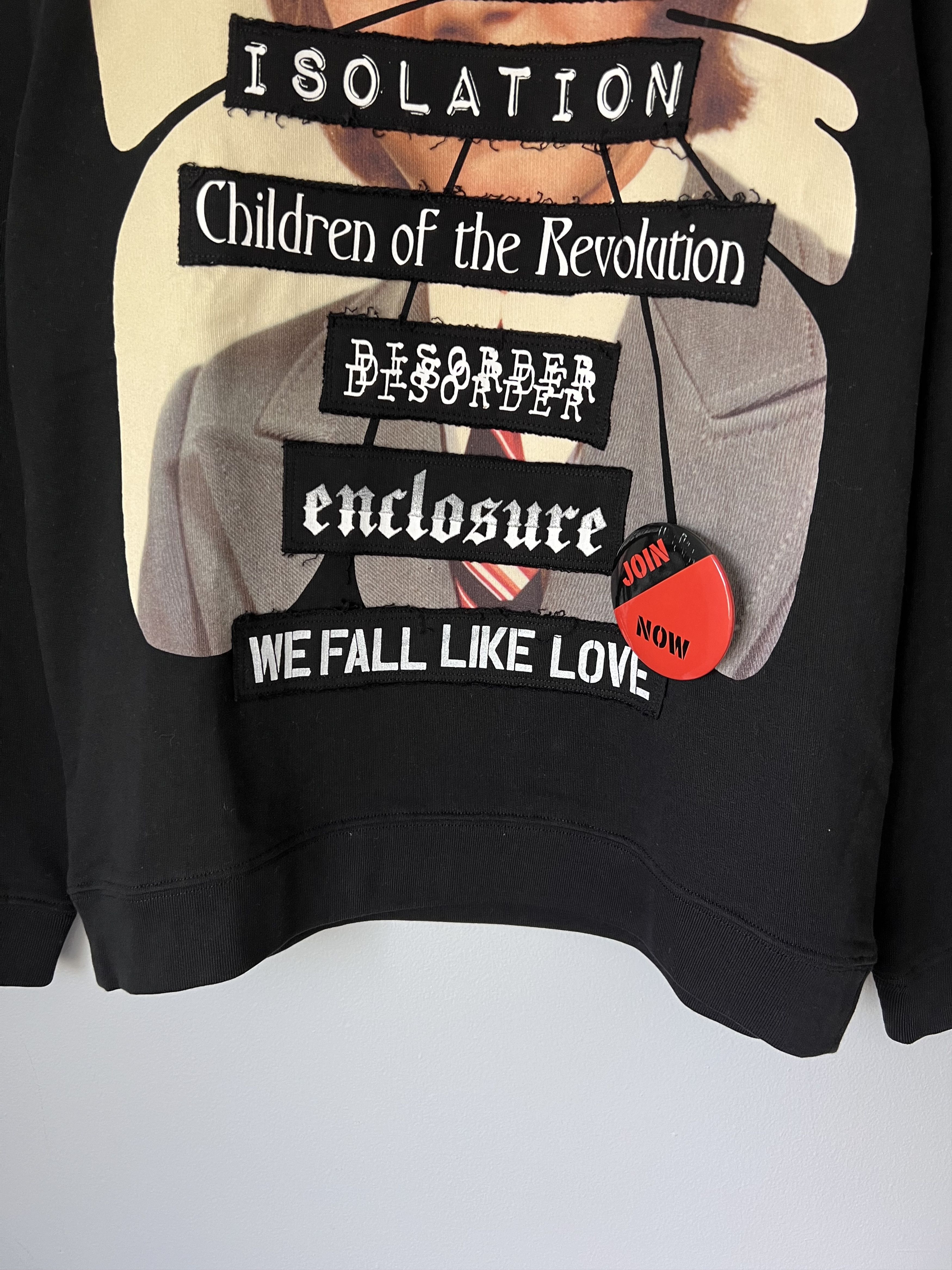 Raf Simons Raf Simons Sun Dance Crewneck Sweatshirt in Black Size US S / EU 44-46 / 1 - 3 Thumbnail