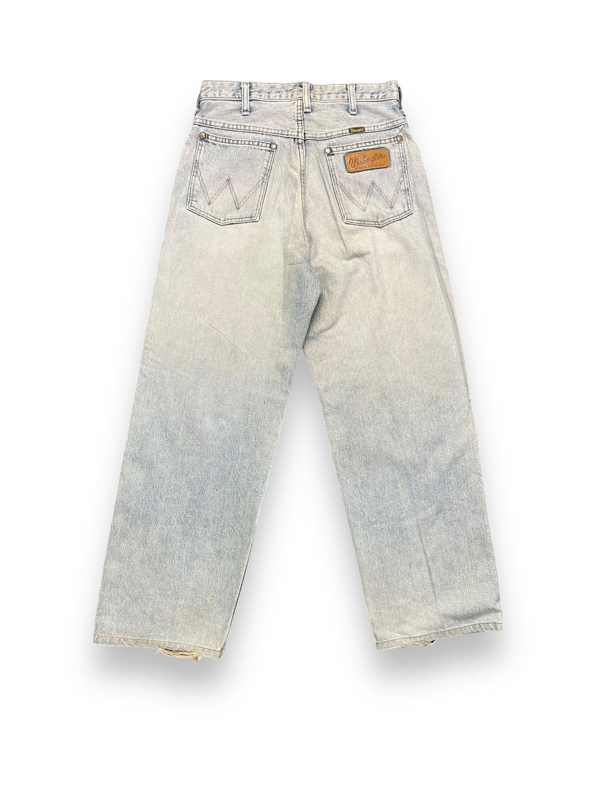 Japanese Brand × Vintage × Wrangler Vintage Wrangler Selvedge Jeans Size US 28 / EU 44 - 2 Thumbnail