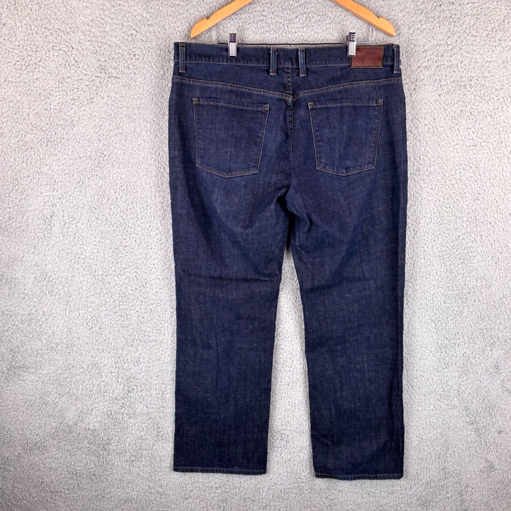 Mott & Bow Mott & Bow Jeans Slim Mens 38x30 Blue Jeans Slim Straight Leg Denim Stretch Regular 5-Pocket Design Vintage No? (but keep phrasing) Size US 38 / EU 54 - 6 Thumbnail
