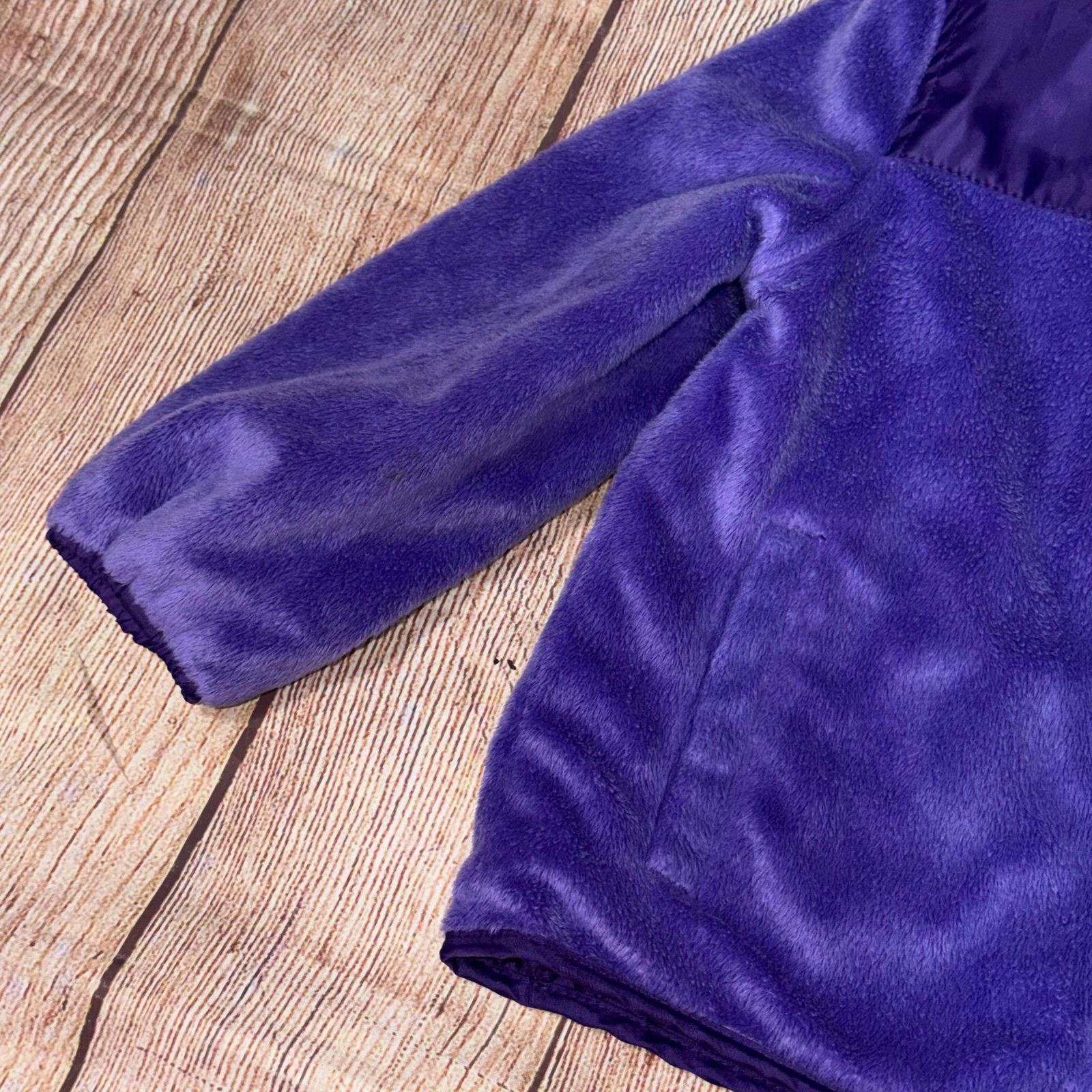 Other OshKosh B'gosh Girls' 3T Reversible Purple Fleece Jacket Size ONE SIZE - 3 Thumbnail