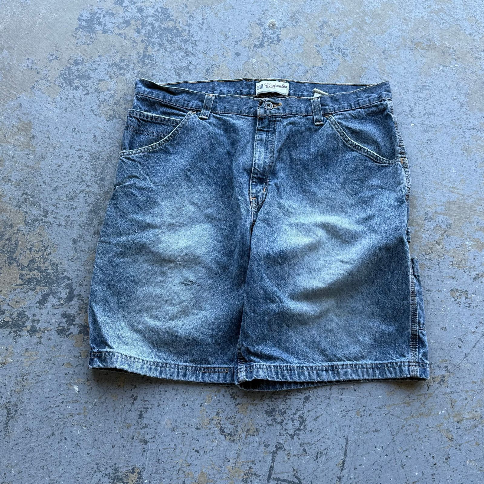 Faded Glory Vintage Y2K Loose Fit Denim Carpenter Jorts Sz 38 Size US 38 / EU 54 - 2 Thumbnail