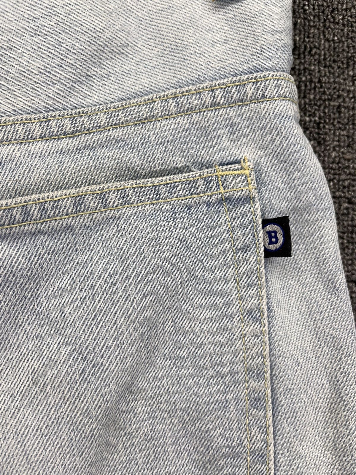 Japanese Brand Vintage Barrel Roll Japanese Rare Pants Short Denim Jeans Size US 32 / EU 48 - 9 Thumbnail
