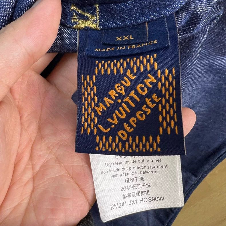 Louis Vuitton Louis Vuitton SS24 co-branded gold thread embroidered full Size US XXL / EU 58 / 5 - 4 Thumbnail