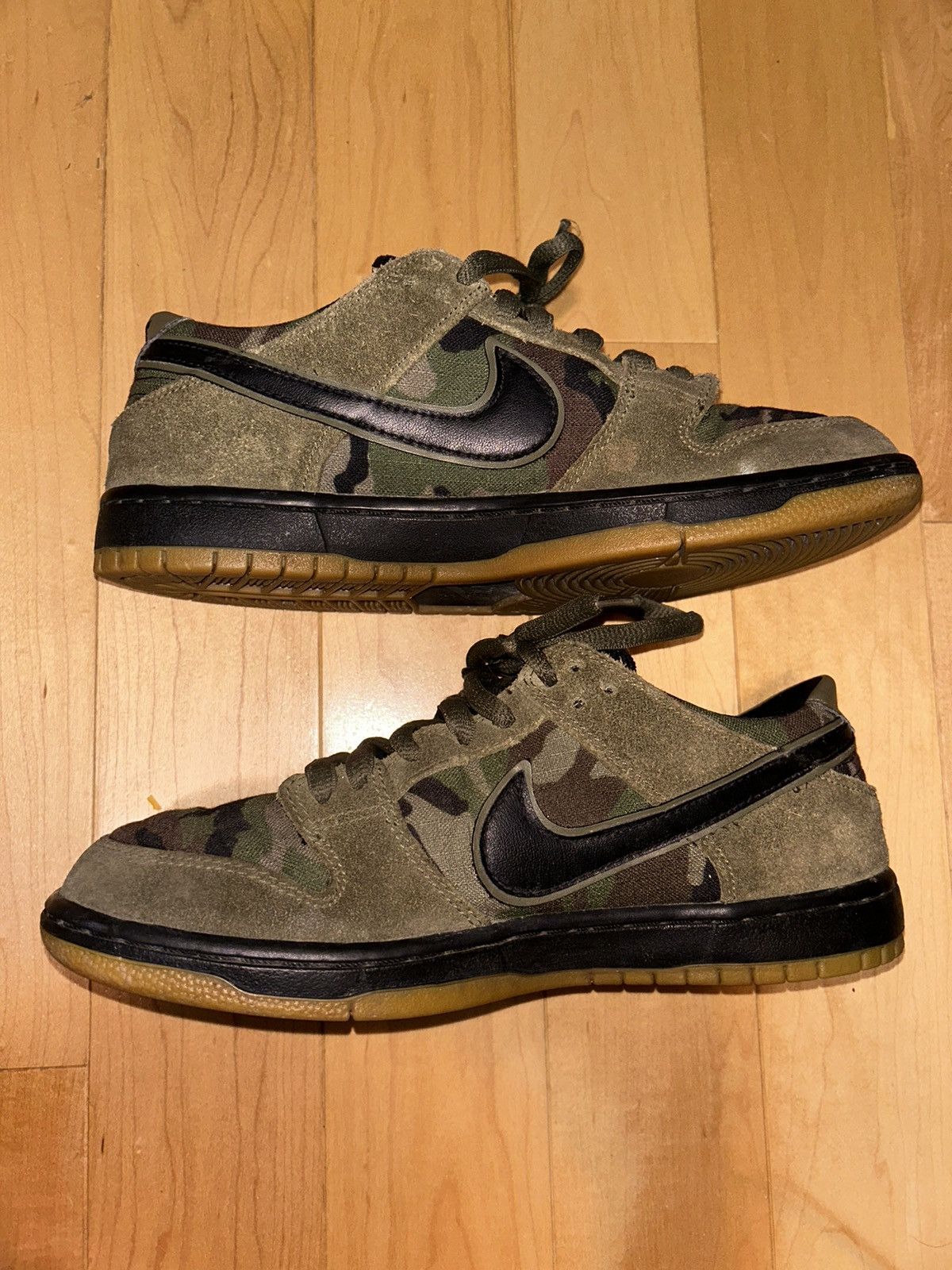 Nike RARE SKATE CAMO Nike SB Dunk Low Size US 8 / EU 41 - 2 Thumbnail