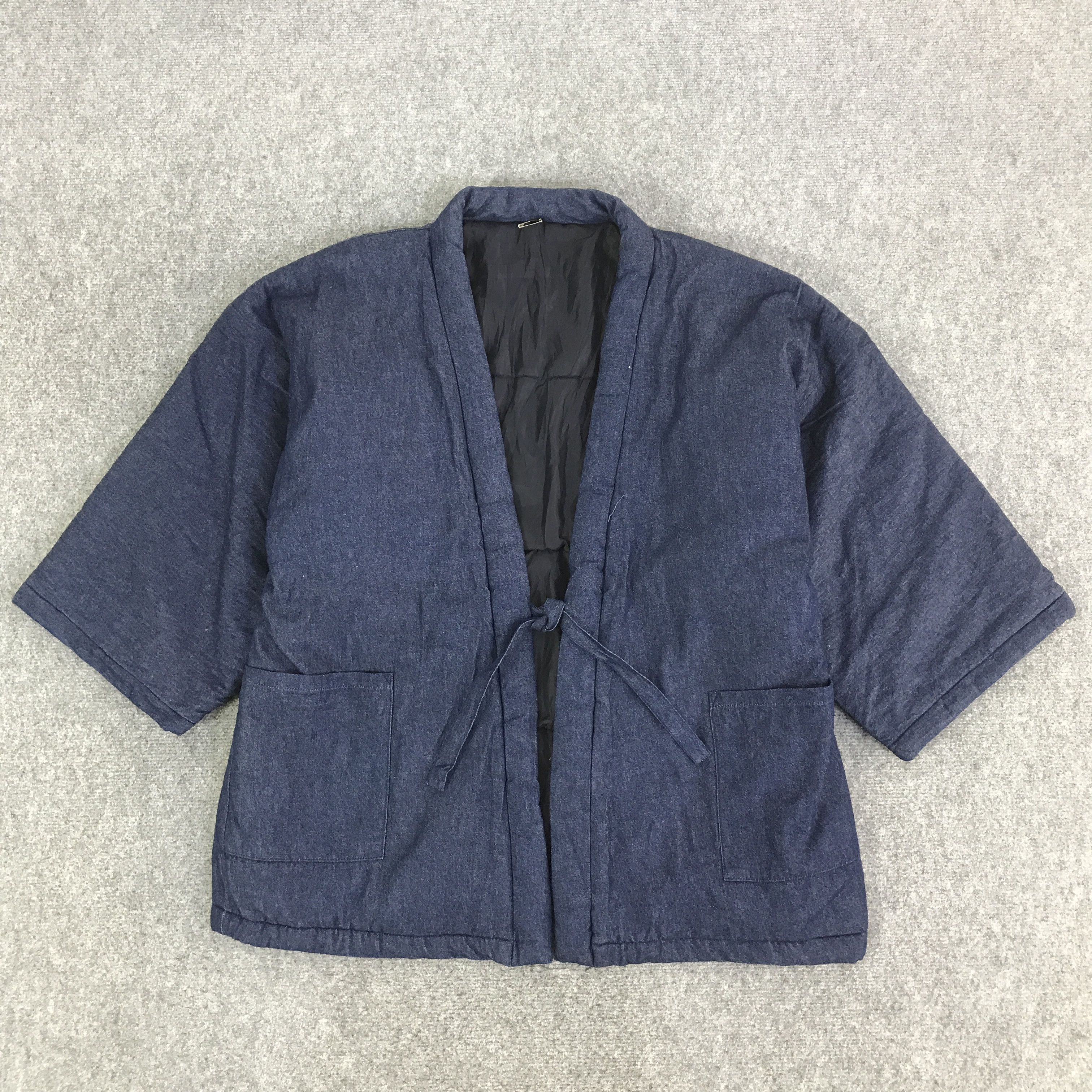 Indigo JAPANESE BRAND KIMONO JACKET K123B6 Size US L / EU 52-54 / 3 - 2 Thumbnail