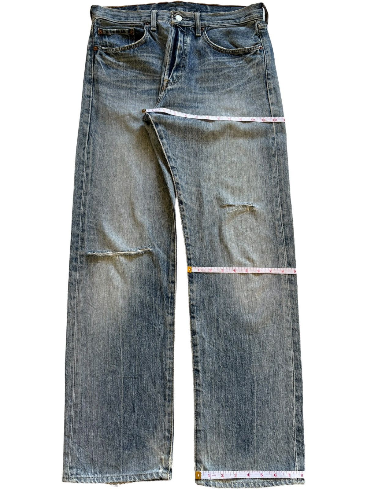 Levi's Vintage 90s Levis 501 Faded Wash Distressed Loose Jeans Size US 32 / EU 48 - 13 Thumbnail