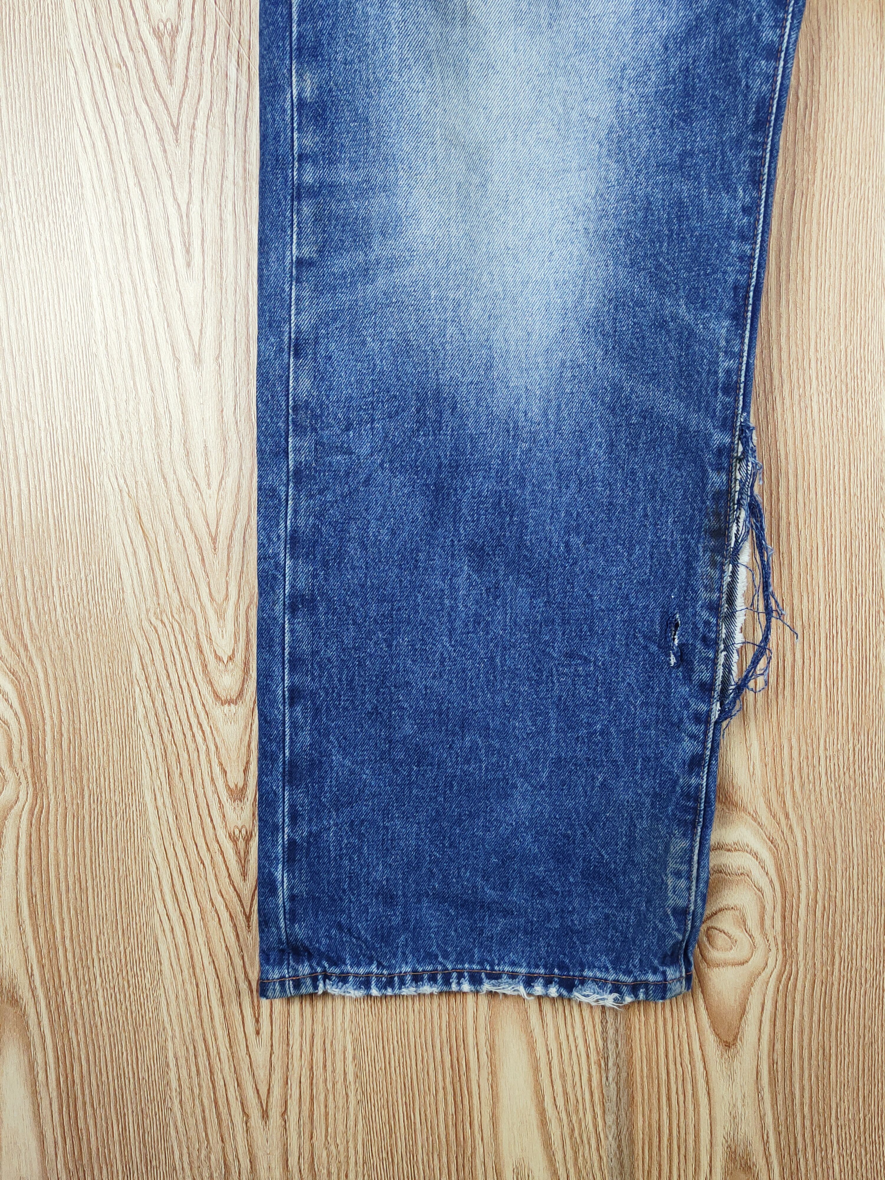 Gap 90' loose Gap Blue Distressed Ripped Jeans #S2717 Size US 34 / EU 50 - 6 Thumbnail
