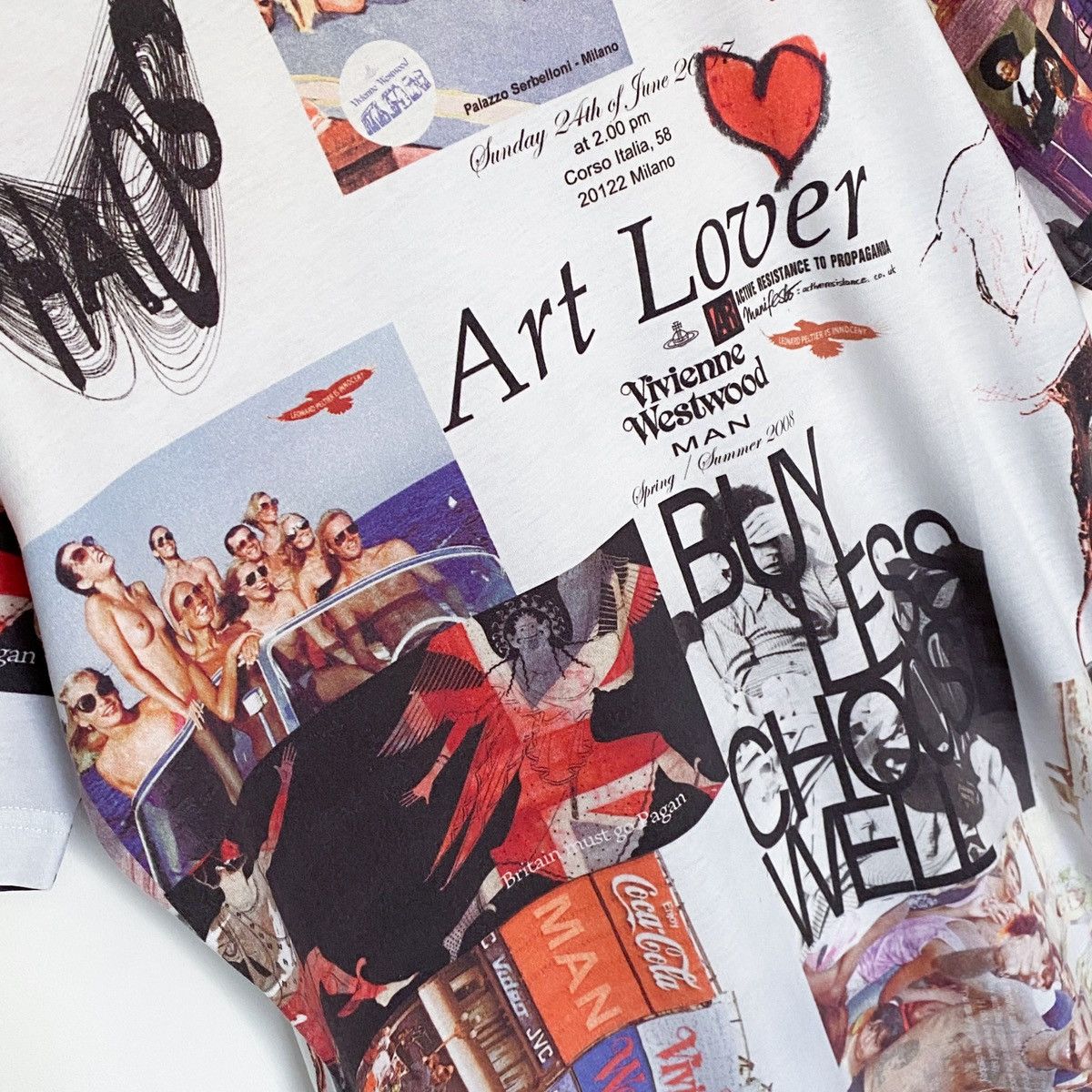 Vivienne Westwood Vivienne Westwood Art Lover Chaos Full Art Tee / T Shirt Size US S / EU 44-46 / 1 - 5 Thumbnail
