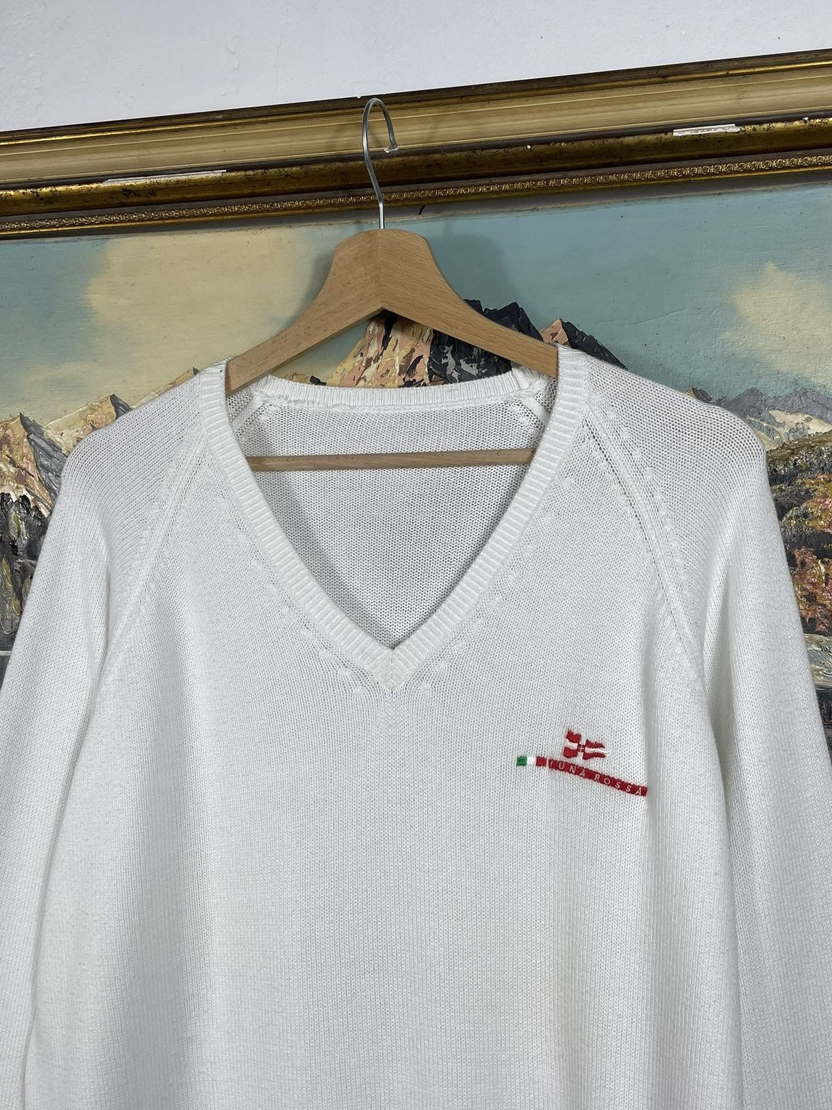 Prada × Vintage Prada Luna Rossa Knitwear Pull Jumper Sweatshirt Luxury Size US M / EU 48-50 / 2 - 5 Thumbnail