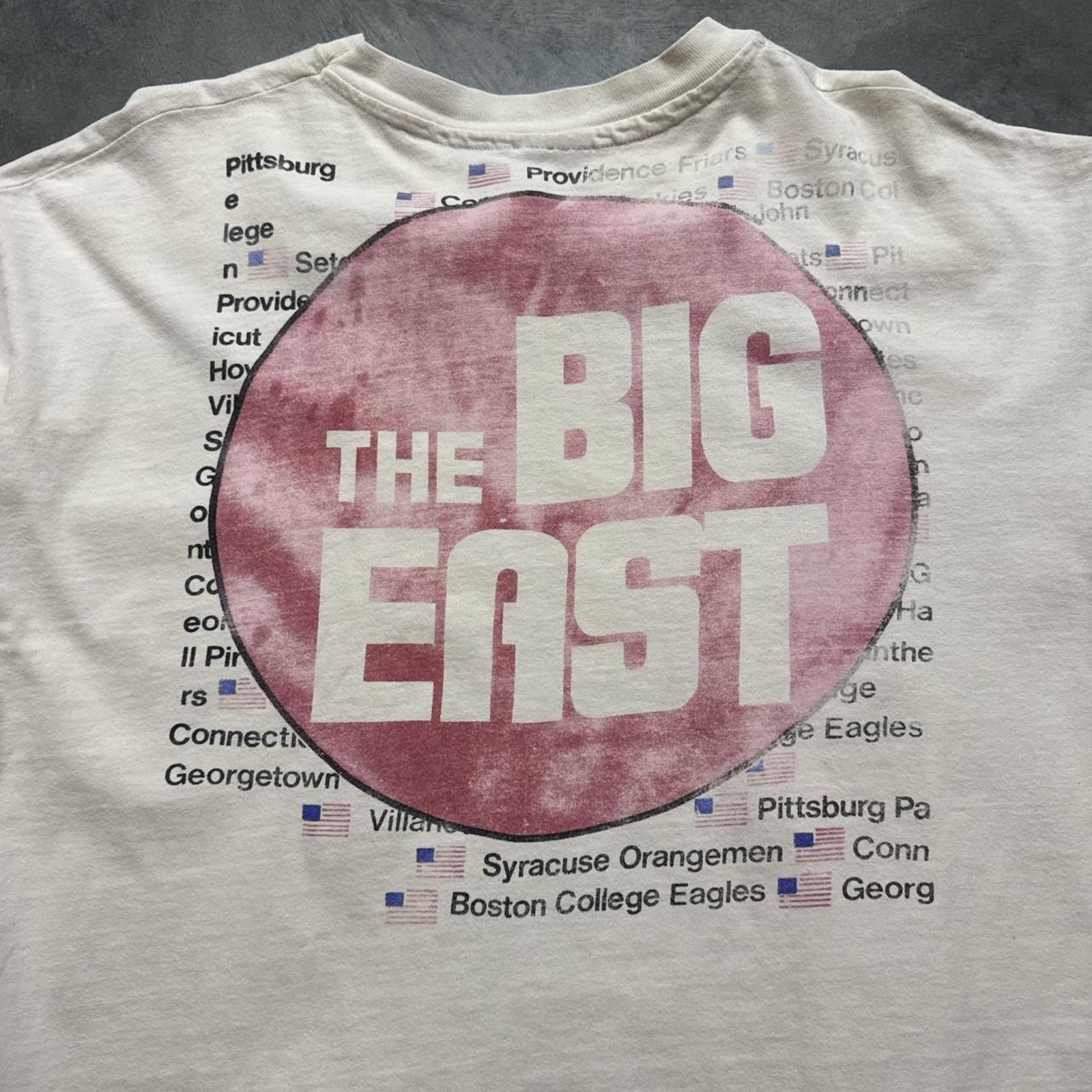 Vintage The Big East Conference NCAA Vintage 90s Long Sleeve T-Shirt Size US XL / EU 56 / 4 - 7 Thumbnail