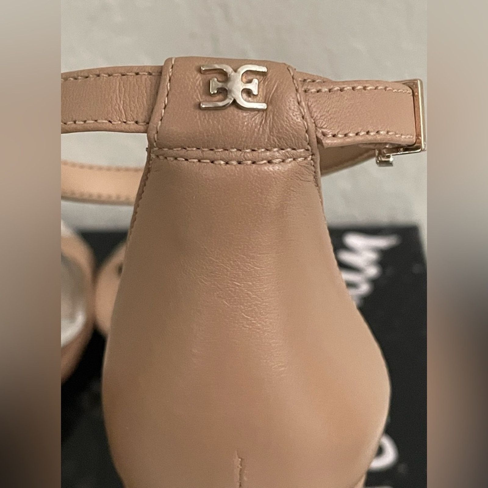 Sam Edelman Sam Edelman Yaro Nude Beige Leather High Heel Sandals 11 Size US 11 / IT 41 - 5 Thumbnail