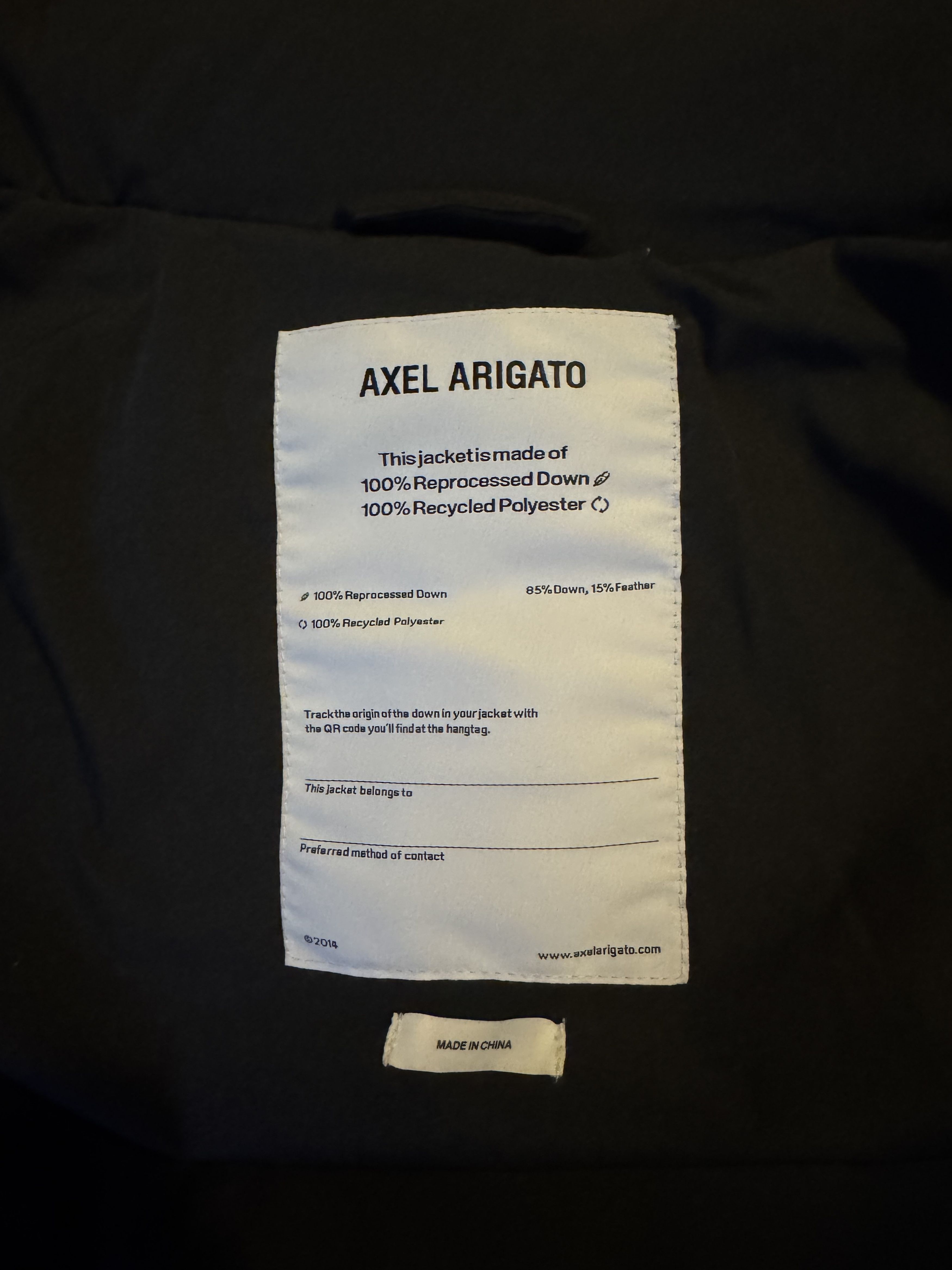 Axel Arigato Black Halo Down Jacket Size US S / EU 44-46 / 1 - 5 Thumbnail