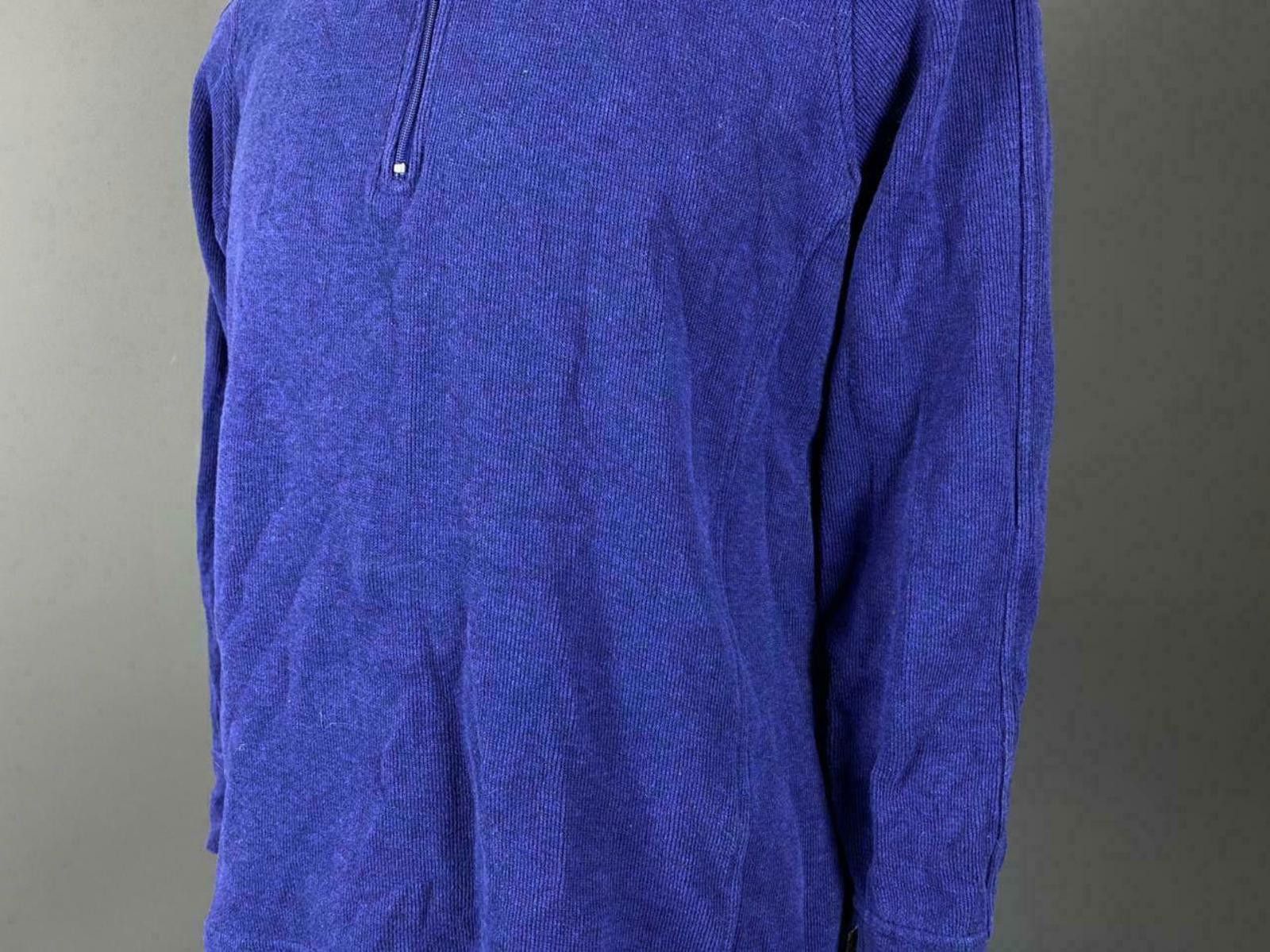 Orvis Men Orvis Blue High Neck 1/4 Zip Long Sleeve Sweater Size L Size US L / EU 52-54 / 3 - 3 Thumbnail