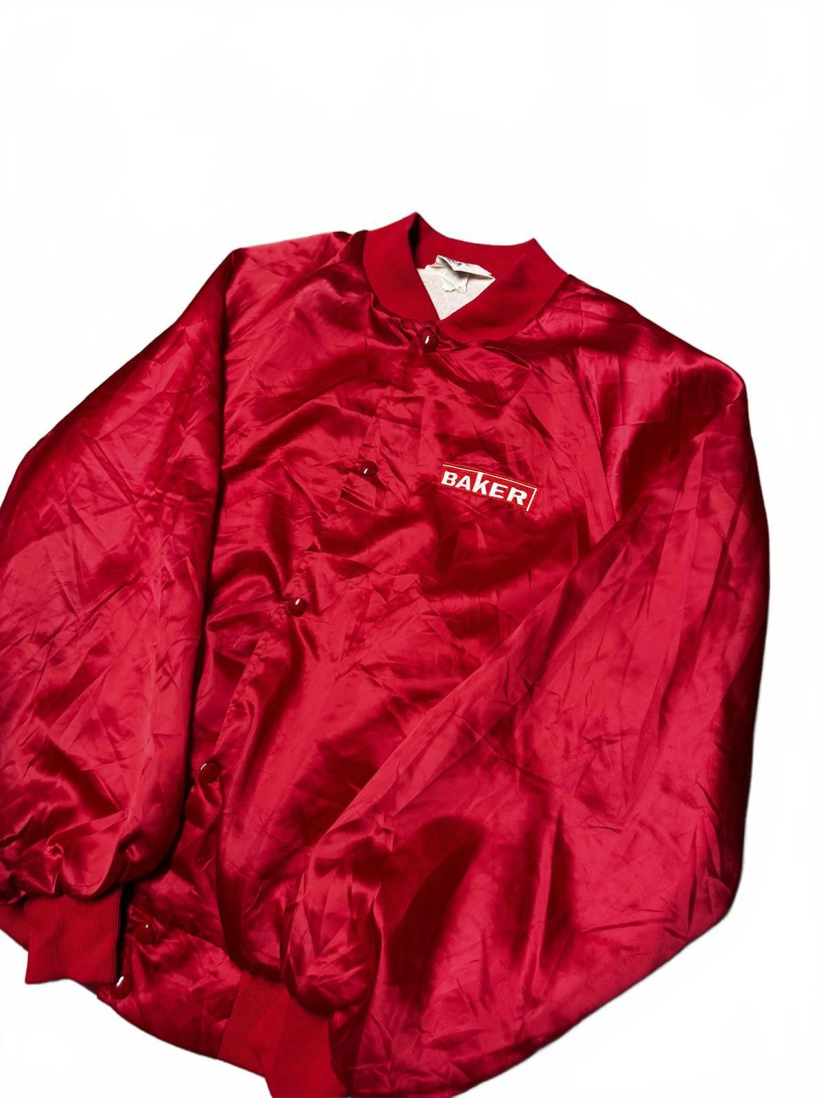 Eddie Bauer Men's Red Satin Baker Bomber Jacket Size US XL / EU 56 / 4 - 3 Thumbnail