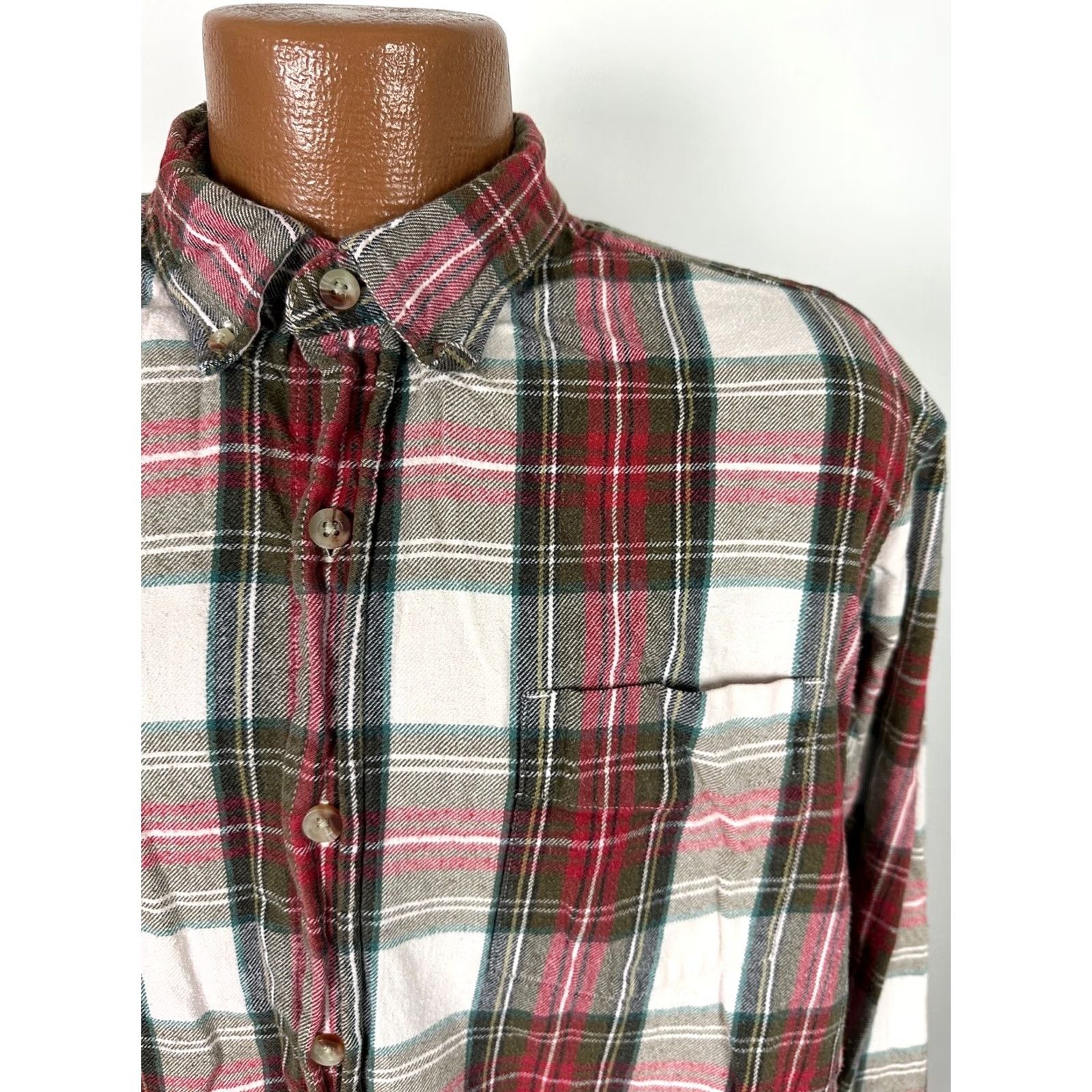 Vintage RedHead Flannel Shirt Men XL Plaid Cotton Midweight Button-Up Casual Outdoors Size US XL / EU 56 / 4 - 2 Thumbnail