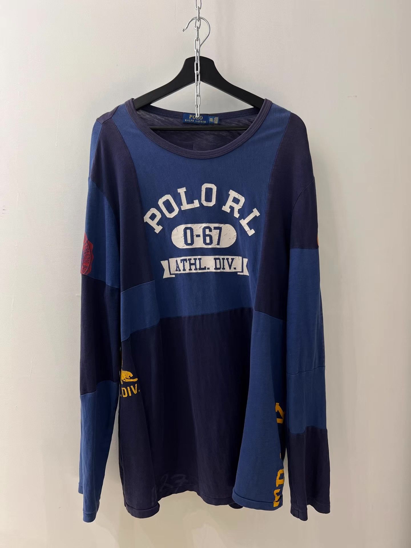 Ralph Lauren Ralph Lauren RRL Mud-Dyed Paneled Long Sleeve Q13 Size US XXL / EU 58 / 5 - 8 Thumbnail