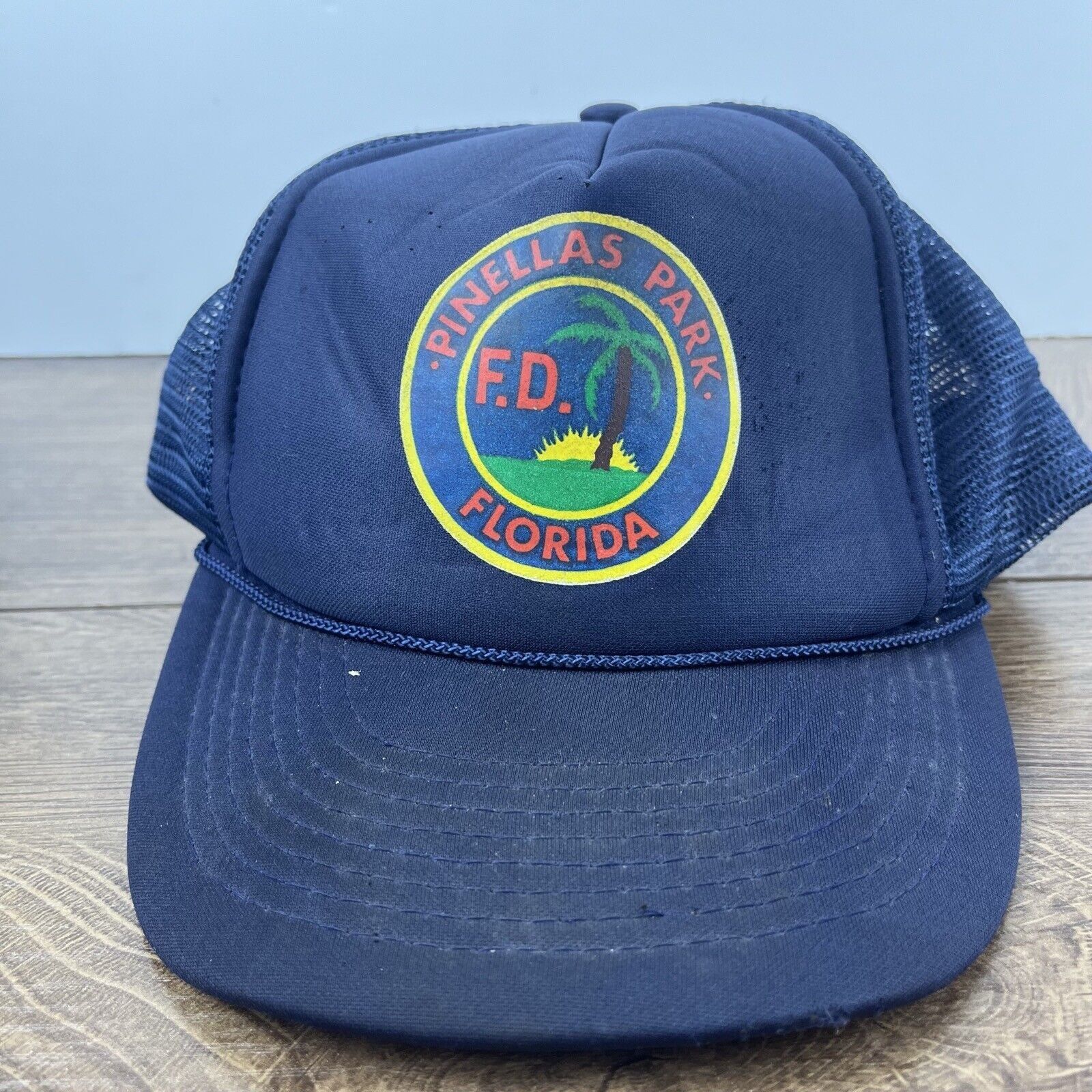 Other Pinellas Park Florida Hat Snapback Hat Blue Adjustable Hat B Size ONE SIZE - 1 Thumbnail